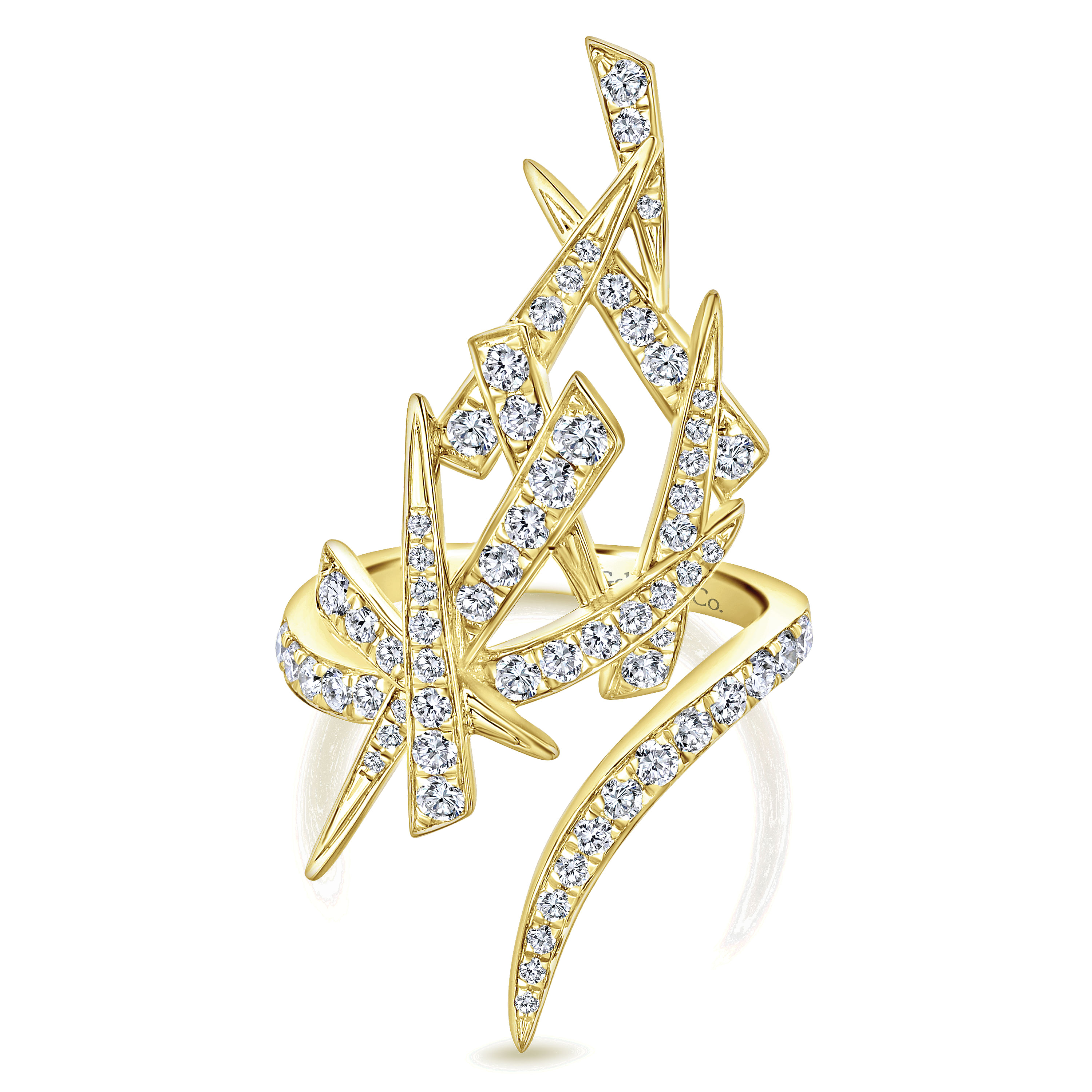14k Yellow Gold Diamond Statement 14k Yellow Gold Diamond Statement