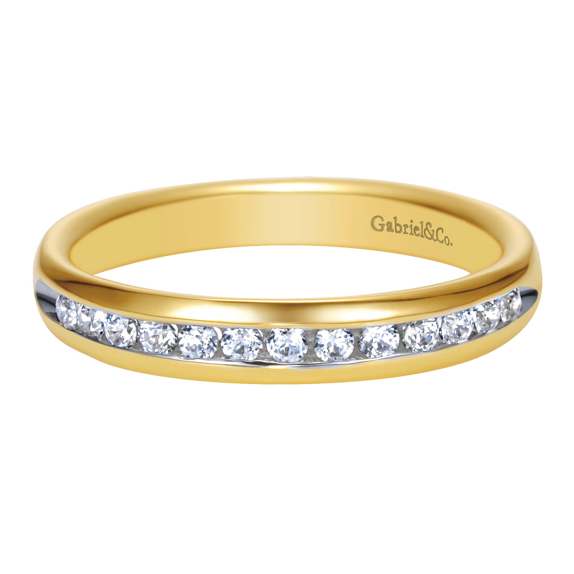14k Yellow Gold Diamond Straight 14k Yellow Gold Diamond Straight