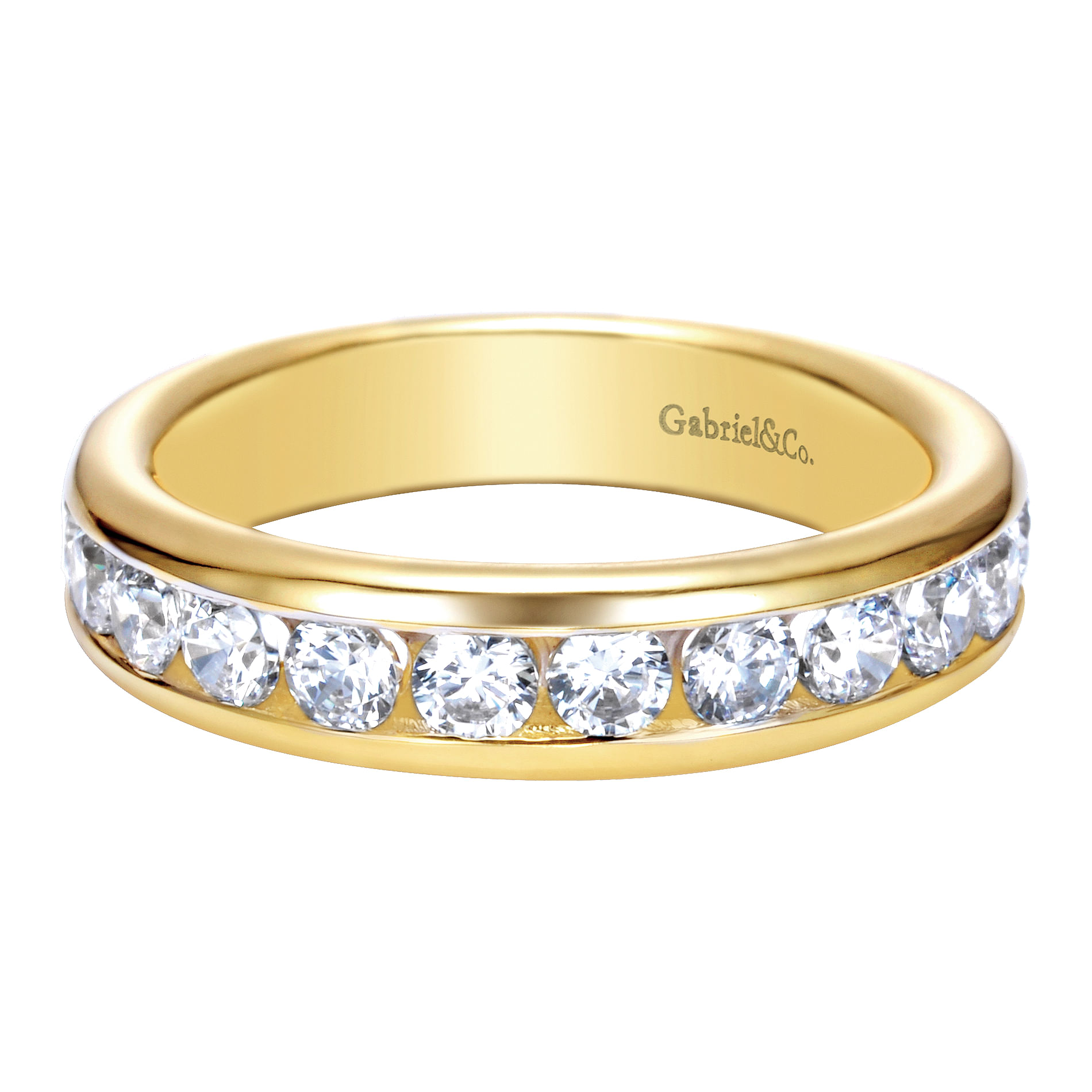 14k Yellow Gold Diamond Straight 14k Yellow Gold Diamond Straight