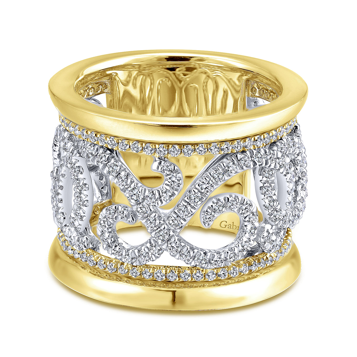 14k Yellow/white Gold Diamond Fancy 14k Yellow/white Gold Diamond Fancy