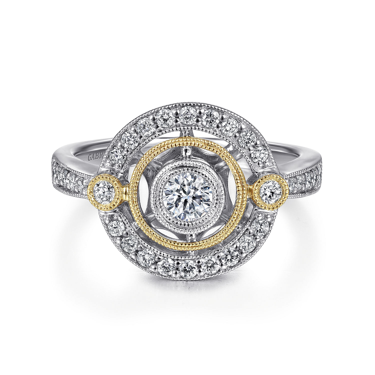14k Yellow/white Gold Diamond Fashion 14k Yellow/white Gold Diamond Fashion