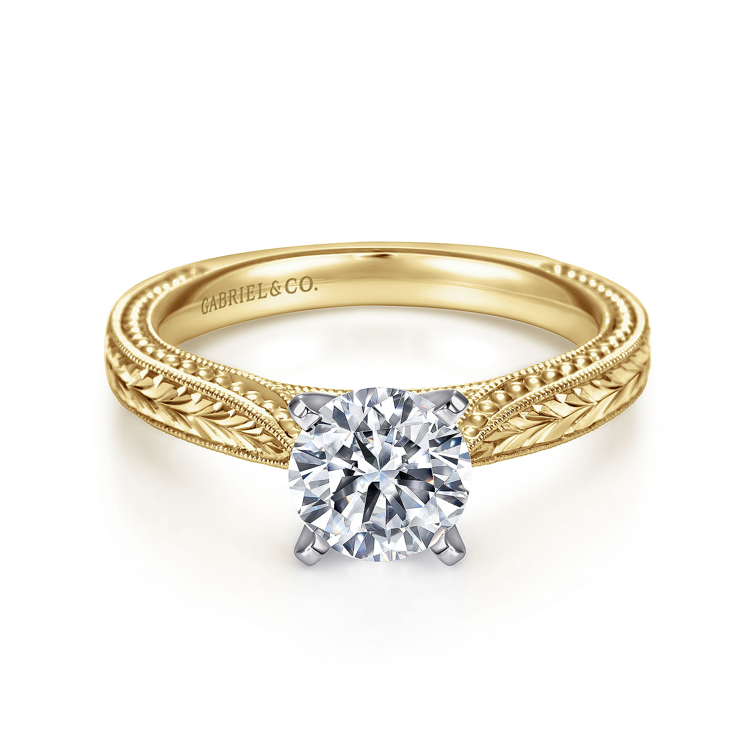 14k Yellow/white Gold Straight 14k Yellow/white Gold Straight