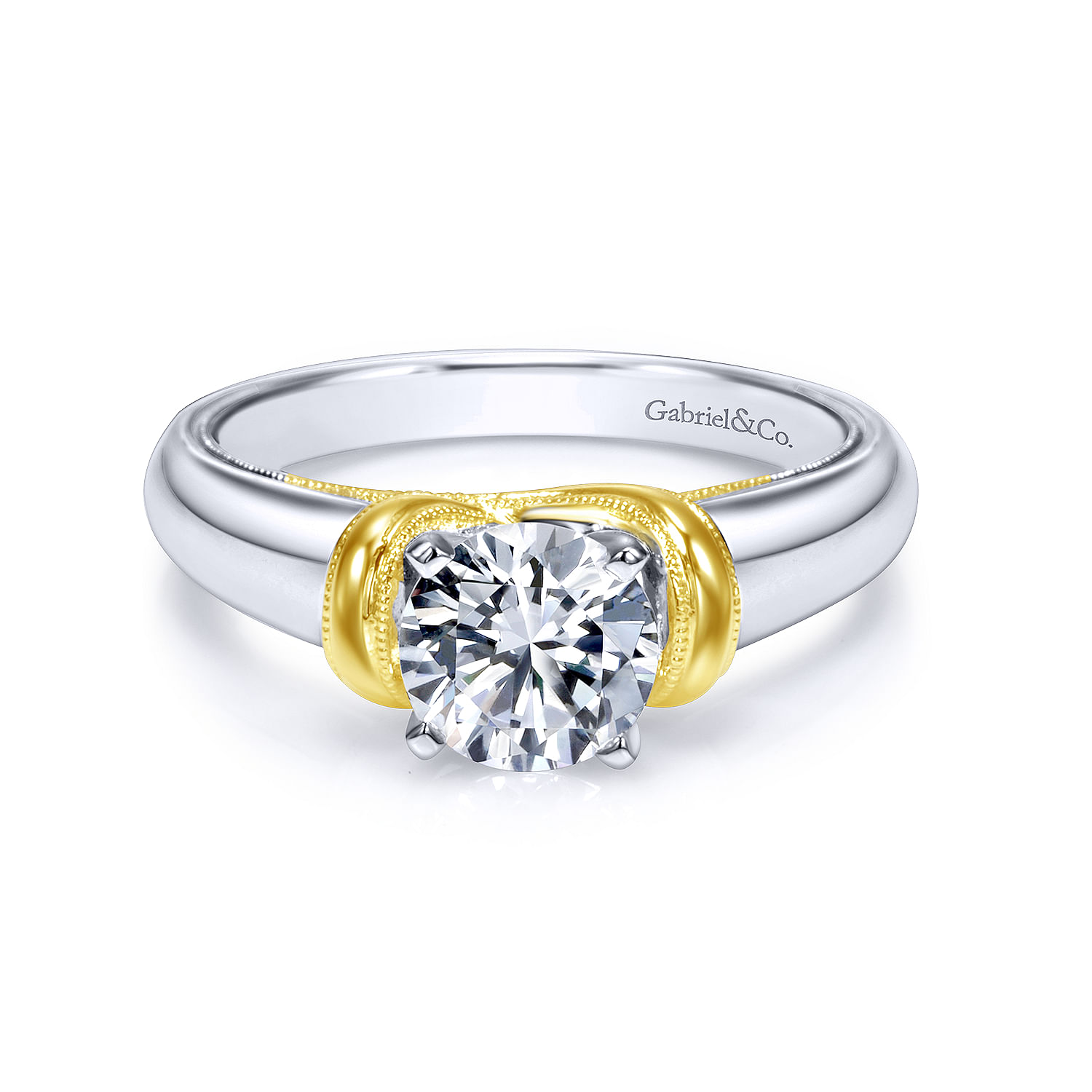 14k Yellow/white Gold Straight 14k Yellow/white Gold Straight