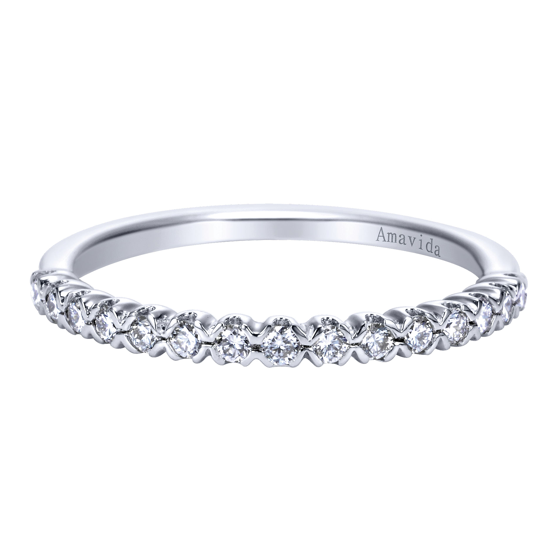 18k White Gold Straight 18k White Gold Straight