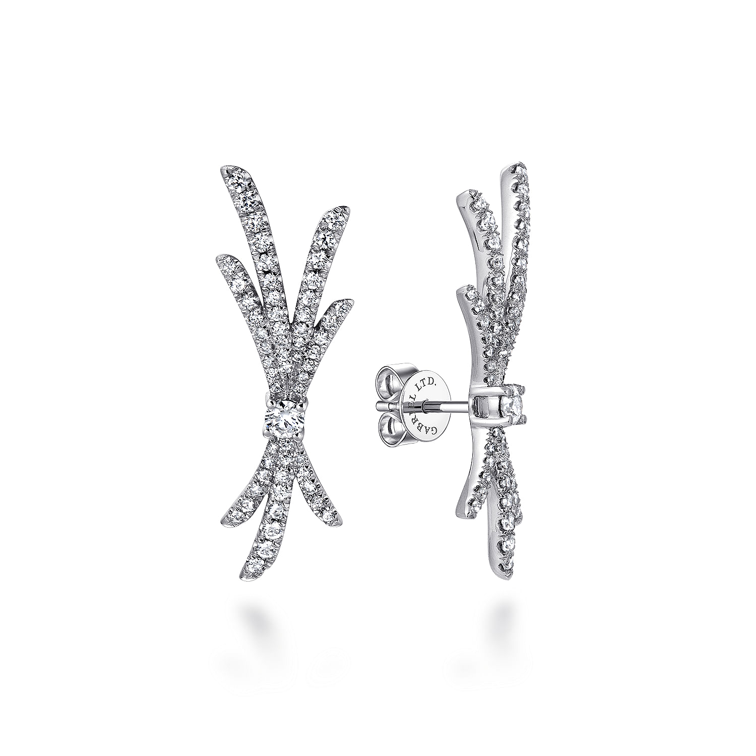 18k White Gold Stud 18k White Gold Stud