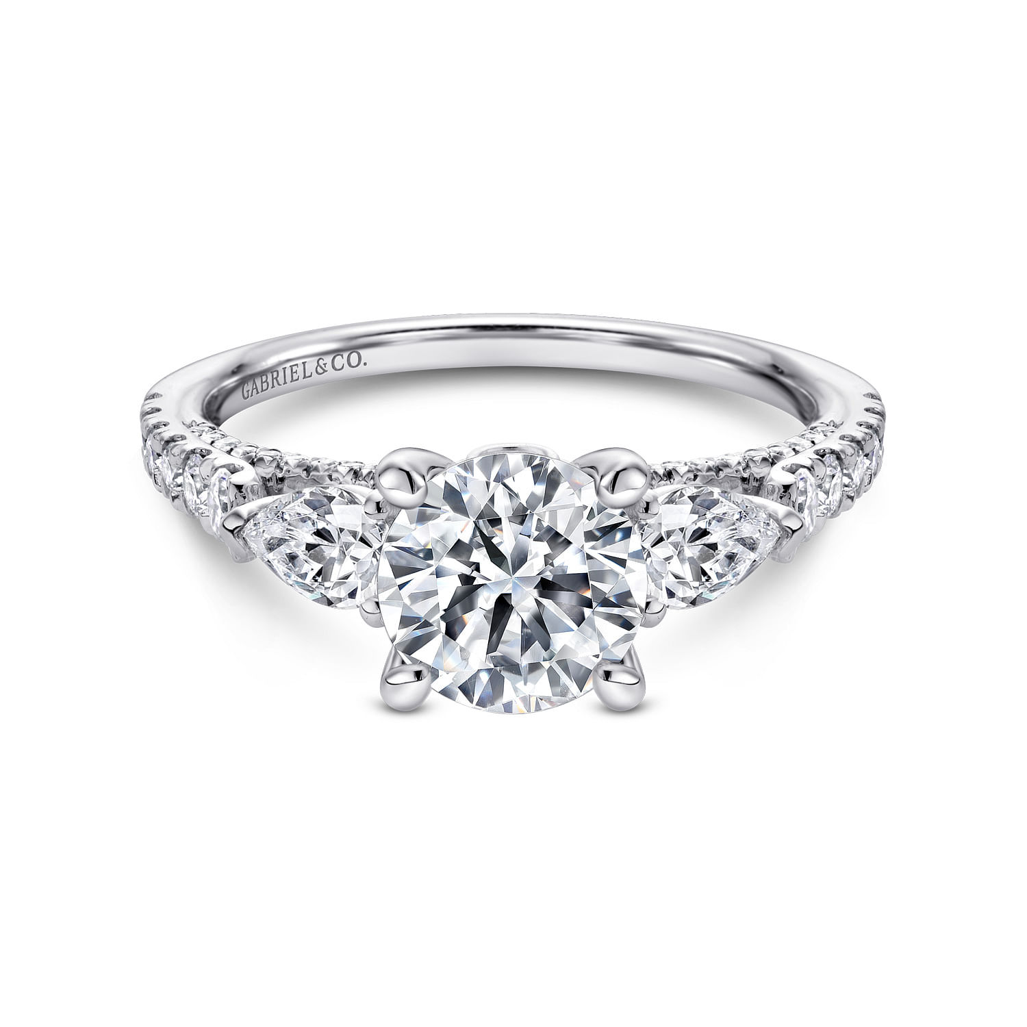 18k White Gold Diamond 3 Stones 18k White Gold Diamond 3 Stones