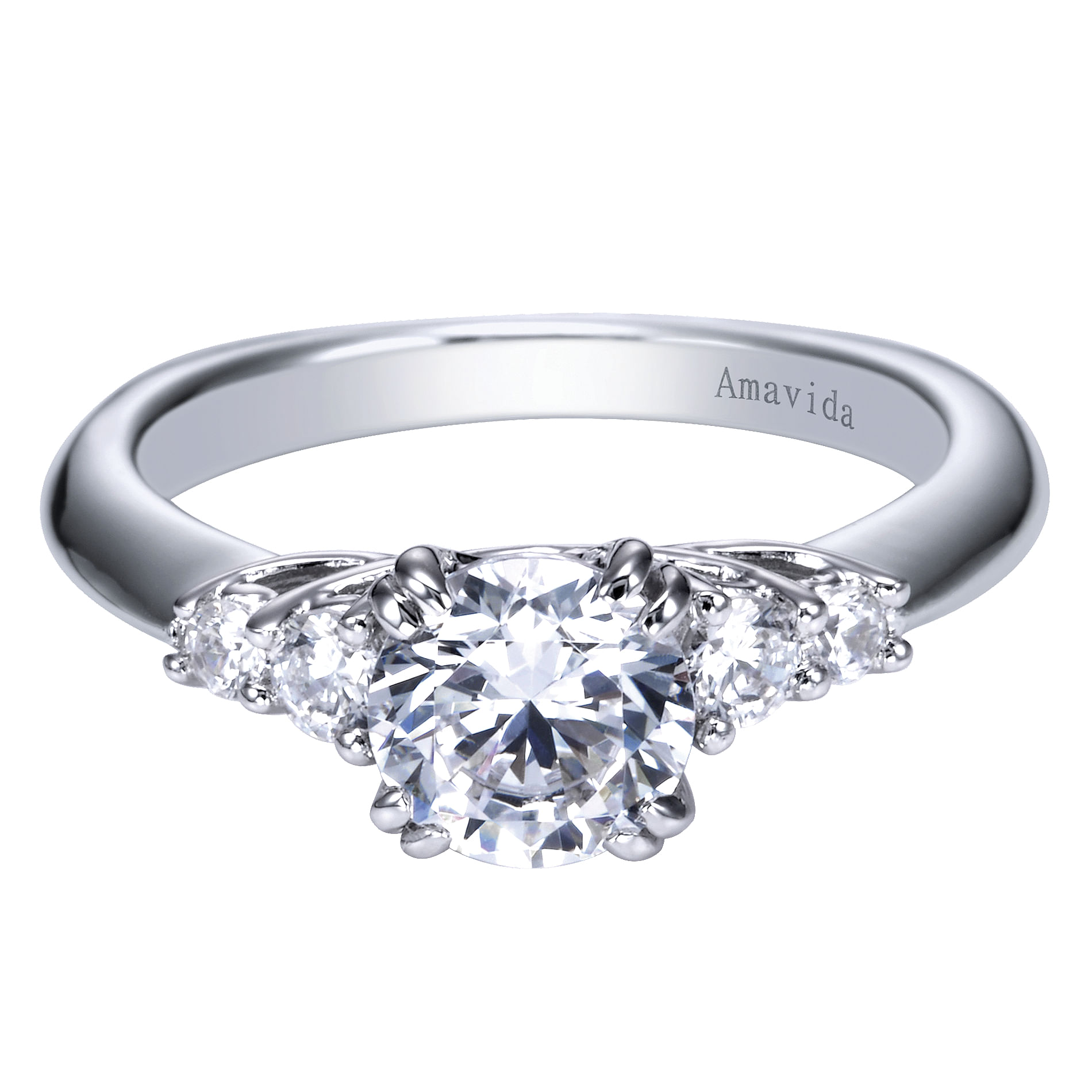 18k White Gold Diamond 3 Stones 18k White Gold Diamond 3 Stones