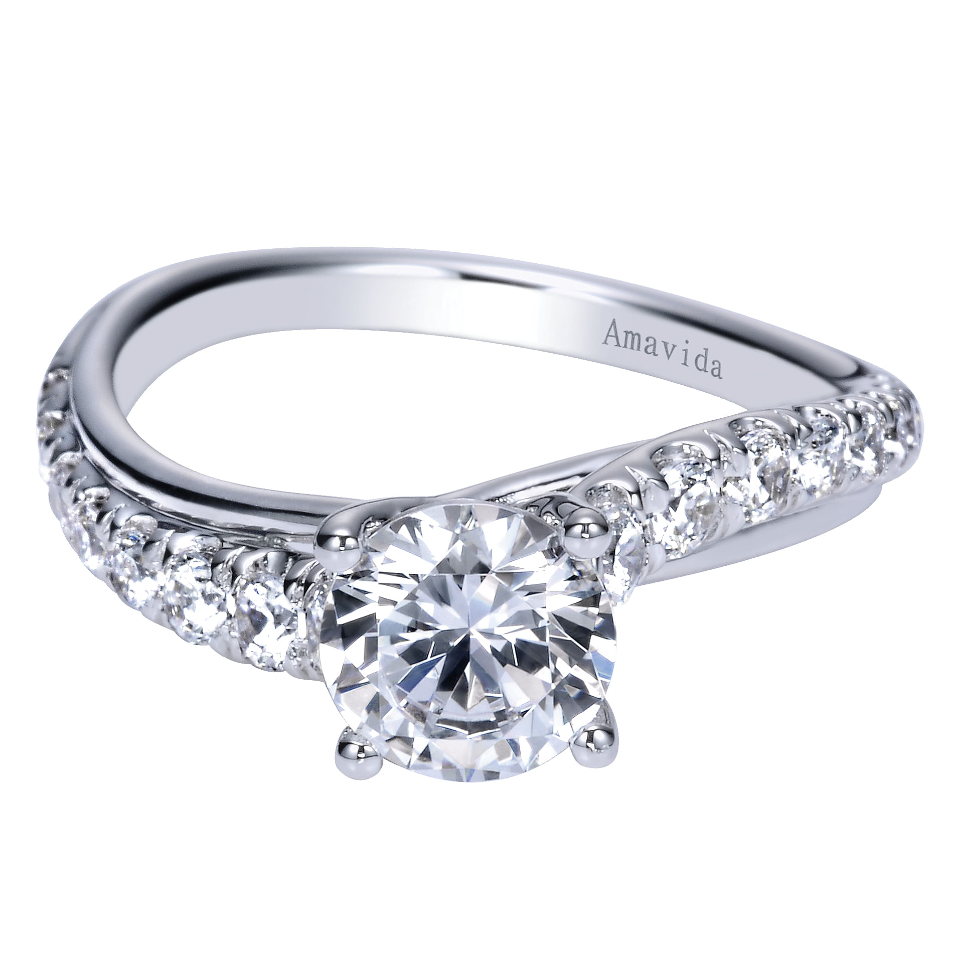 18k White Gold Diamond Bypass 18k White Gold Diamond Bypass