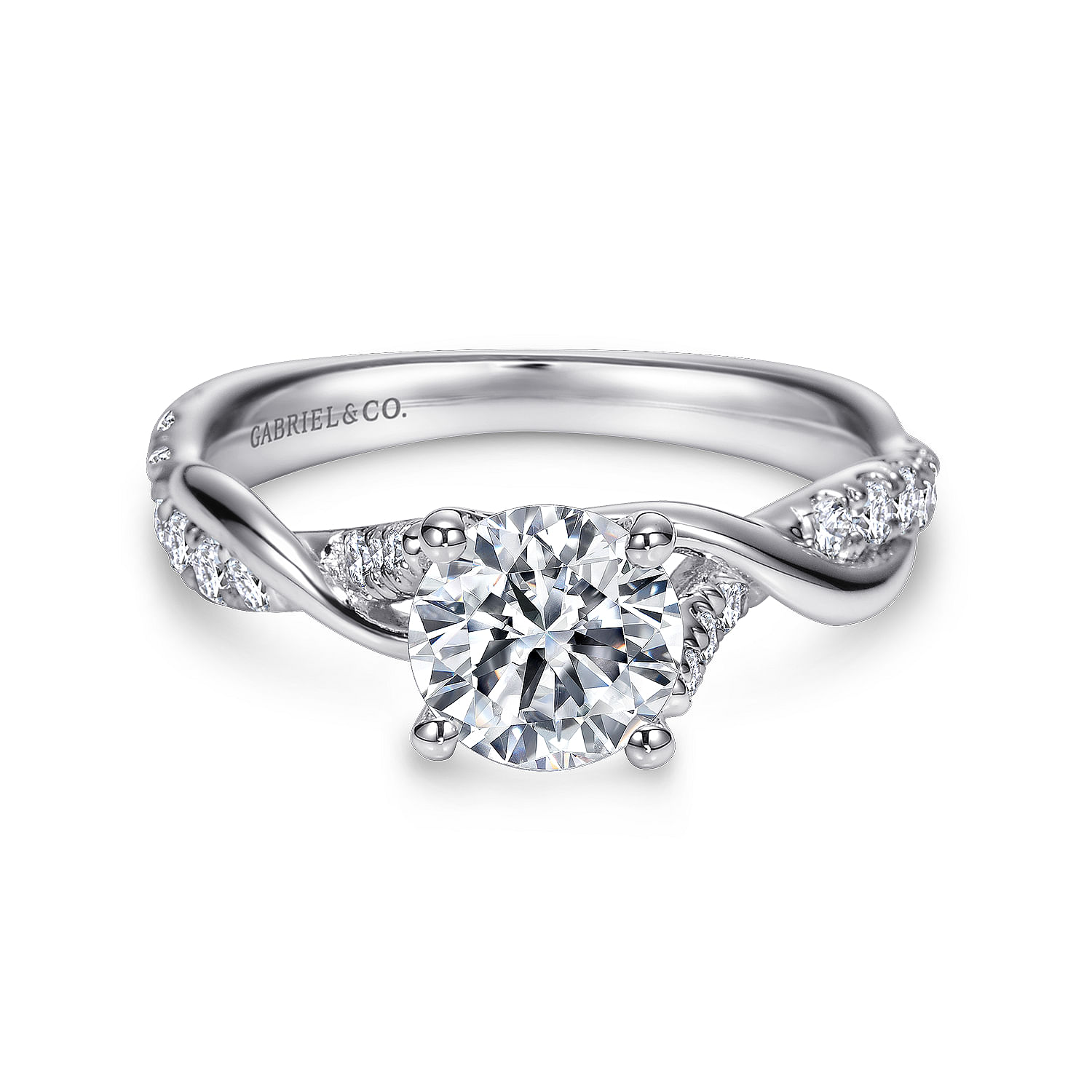 18k White Gold Diamond Criss Cross 18k White Gold Diamond Criss Cross