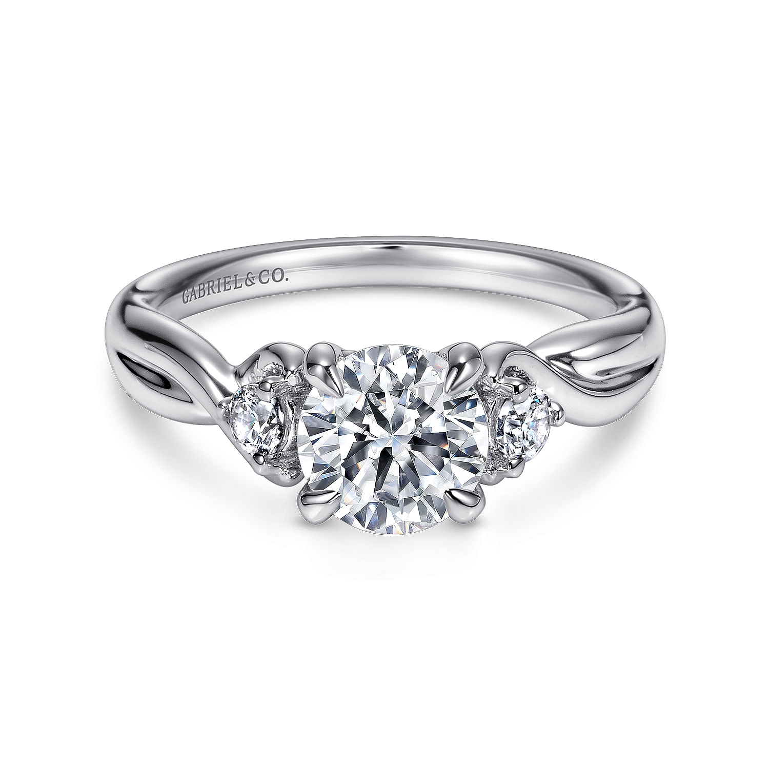 18k White Gold Diamond Criss Cross 18k White Gold Diamond Criss Cross