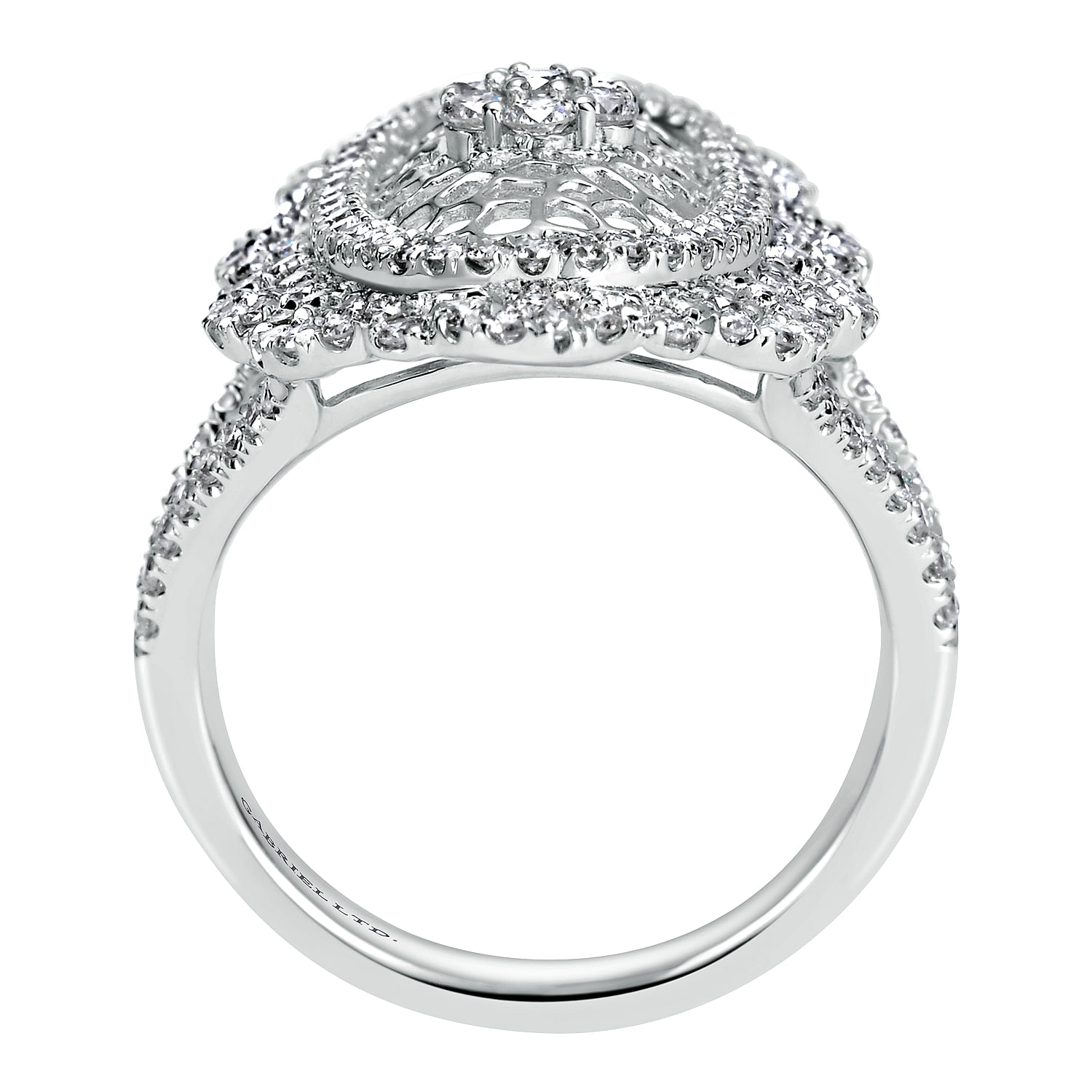 18k White Gold Diamond Fashion Ladies 18k White Gold Diamond Fashion Ladies