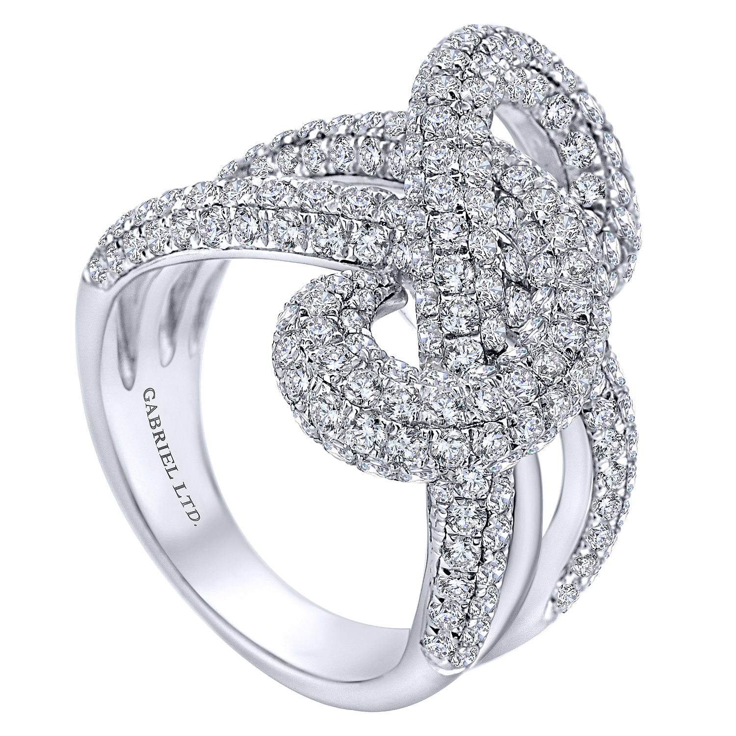18k White Gold Diamond Fashion Ladies 18k White Gold Diamond Fashion Ladies