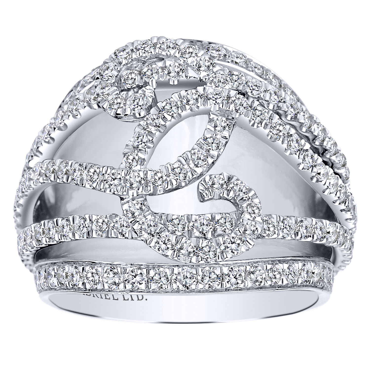 18k White Gold Diamond Fashion Ladies 18k White Gold Diamond Fashion Ladies