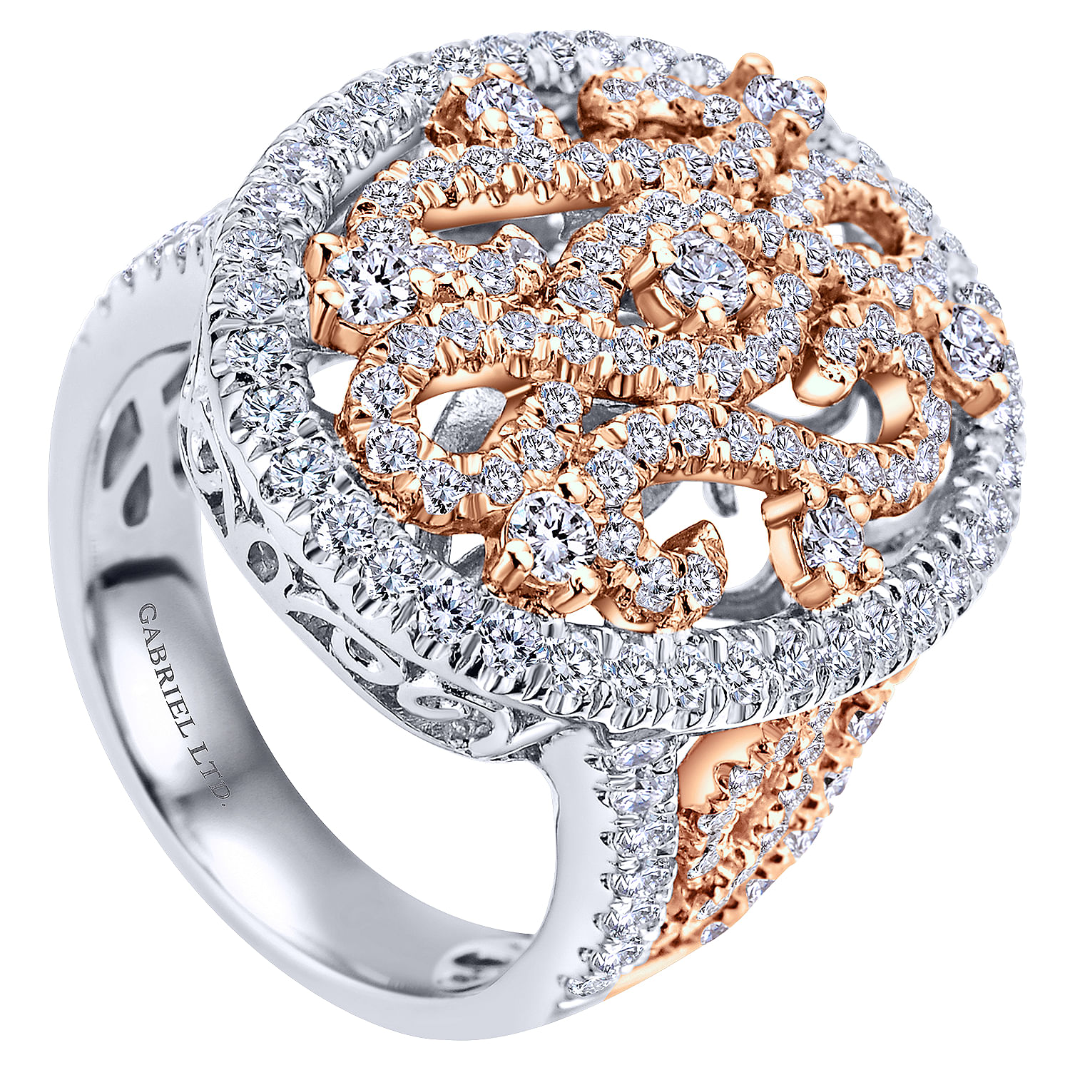 18k White Gold Diamond Fashion Ladies 18k White Gold Diamond Fashion Ladies