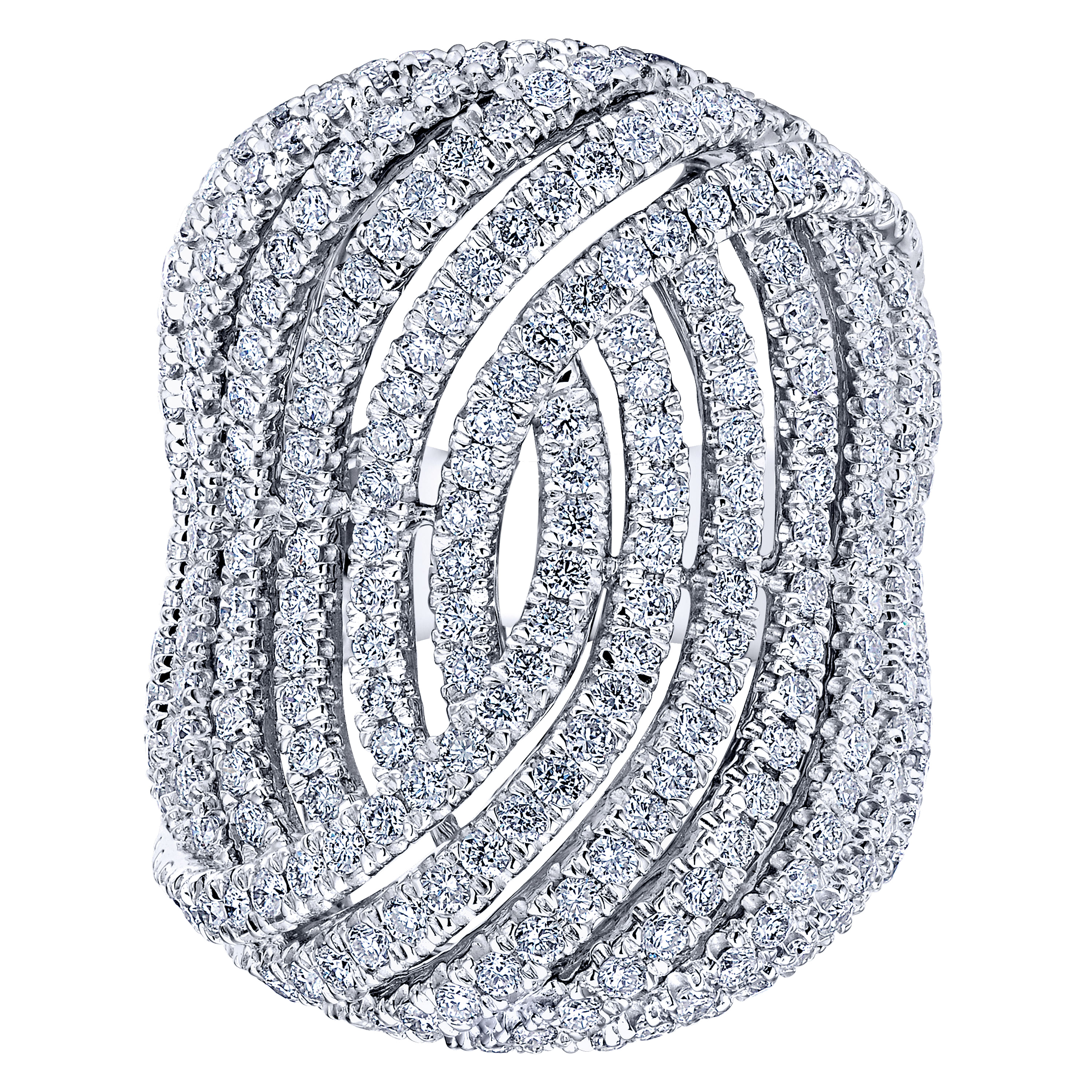 18k White Gold Diamond Fashion Ladies 18k White Gold Diamond Fashion Ladies