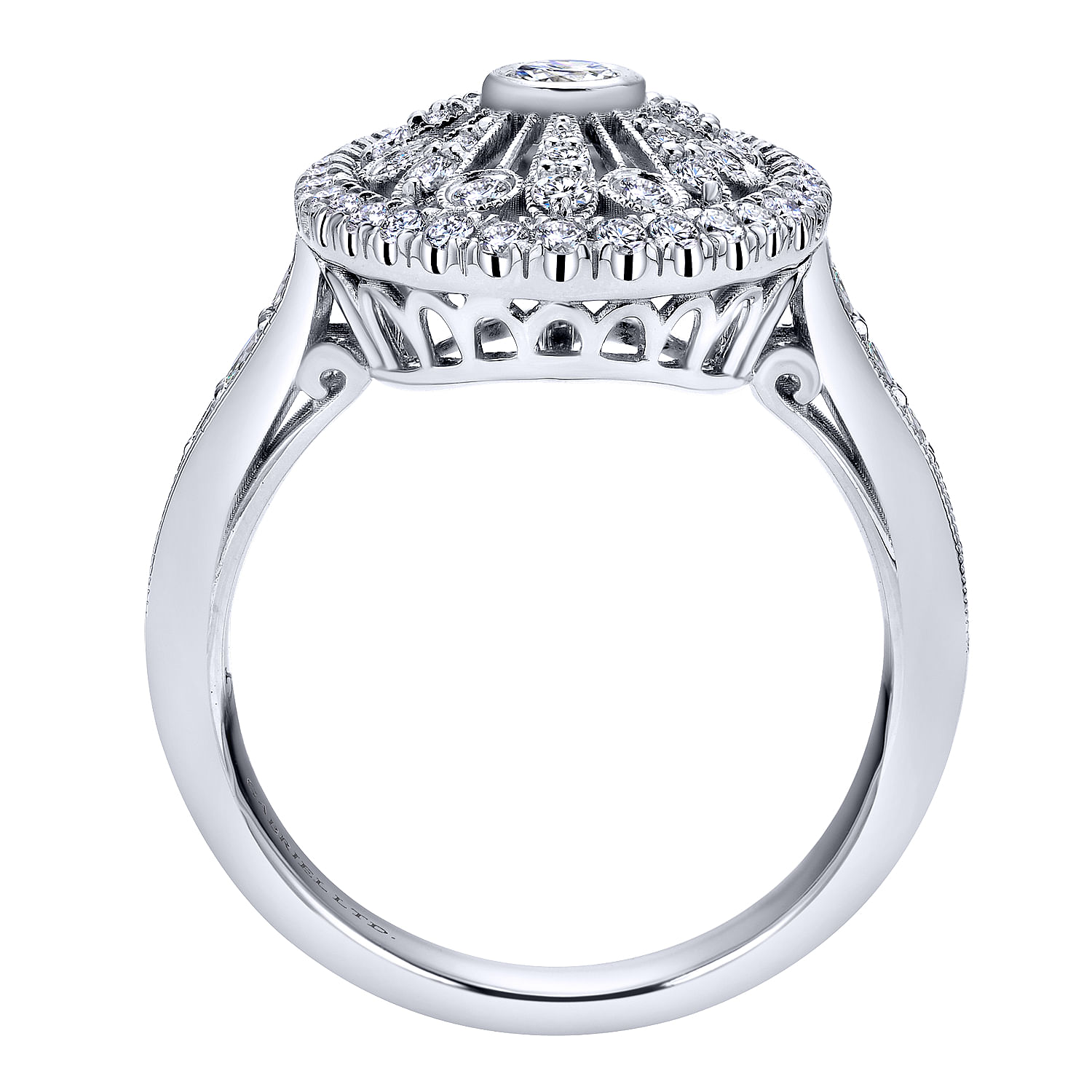 18k White Gold Diamond Fashion Ladies 18k White Gold Diamond Fashion Ladies