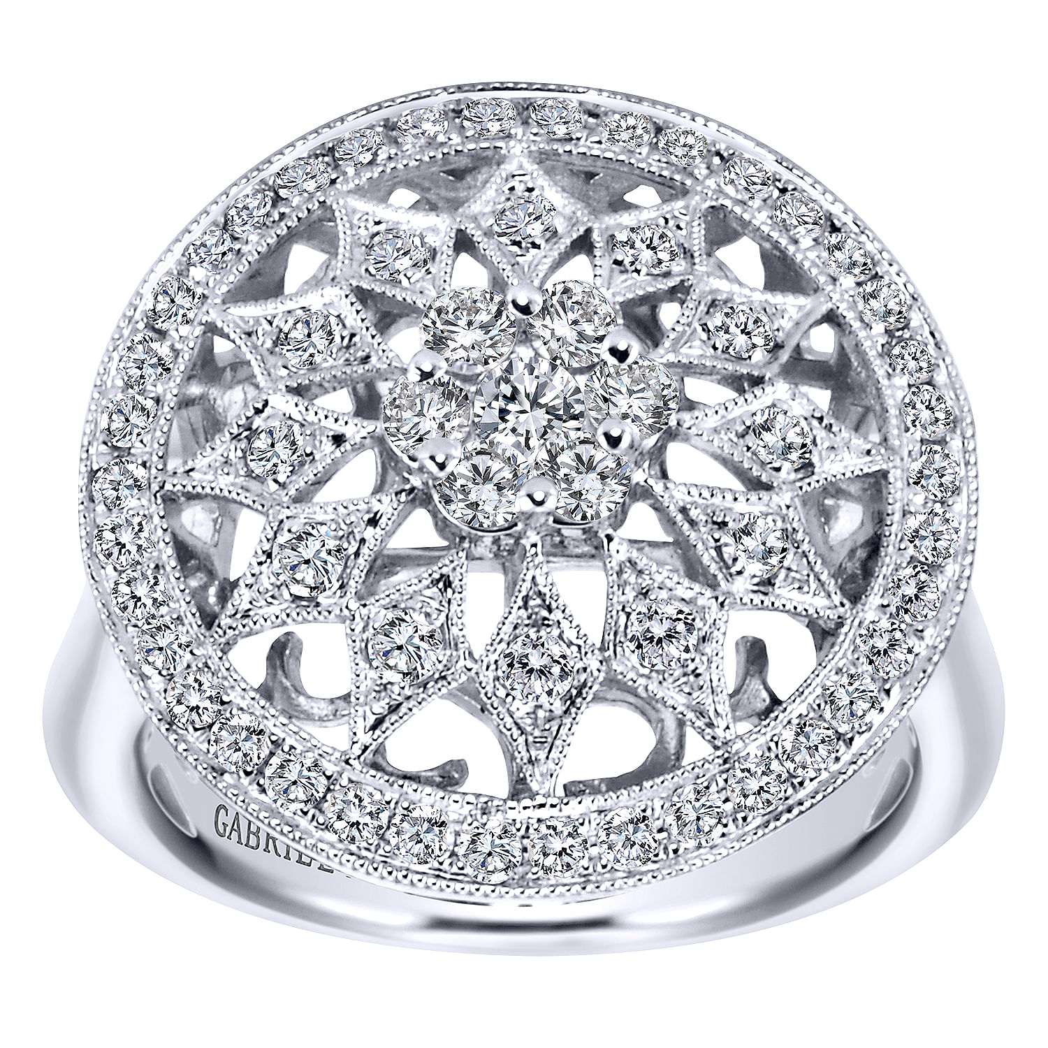 18k White Gold Diamond Fashion Ladies 18k White Gold Diamond Fashion Ladies