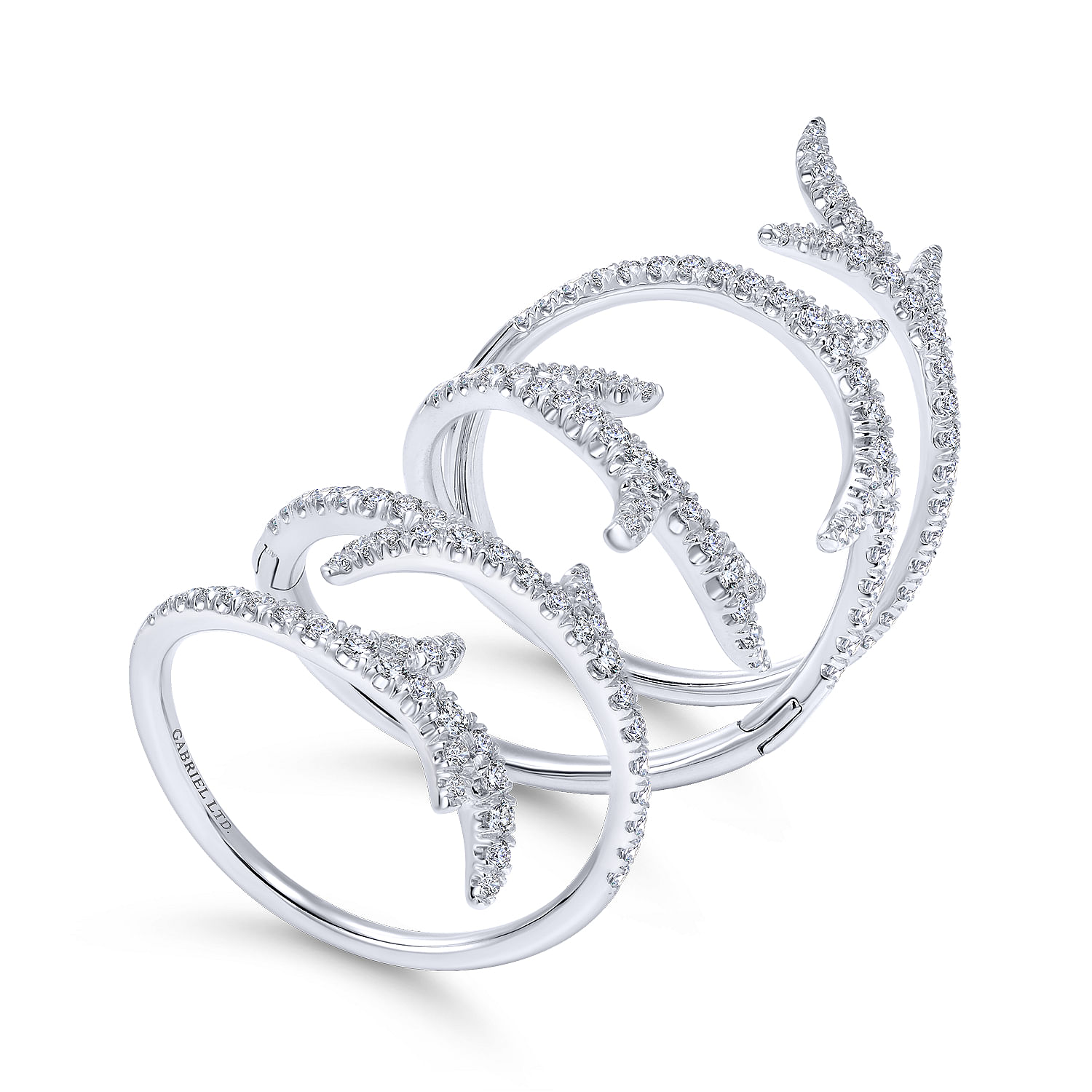 18k White Gold Diamond Fashion Ladies 18k White Gold Diamond Fashion Ladies