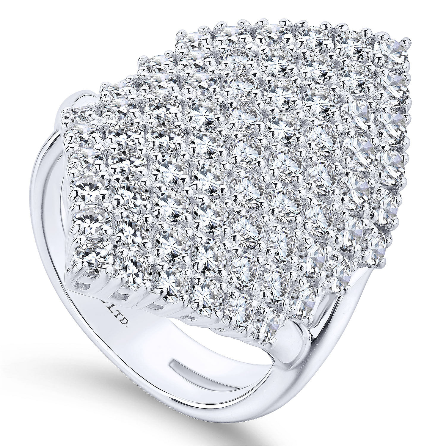 18k White Gold Diamond Fashion Ladies 18k White Gold Diamond Fashion Ladies