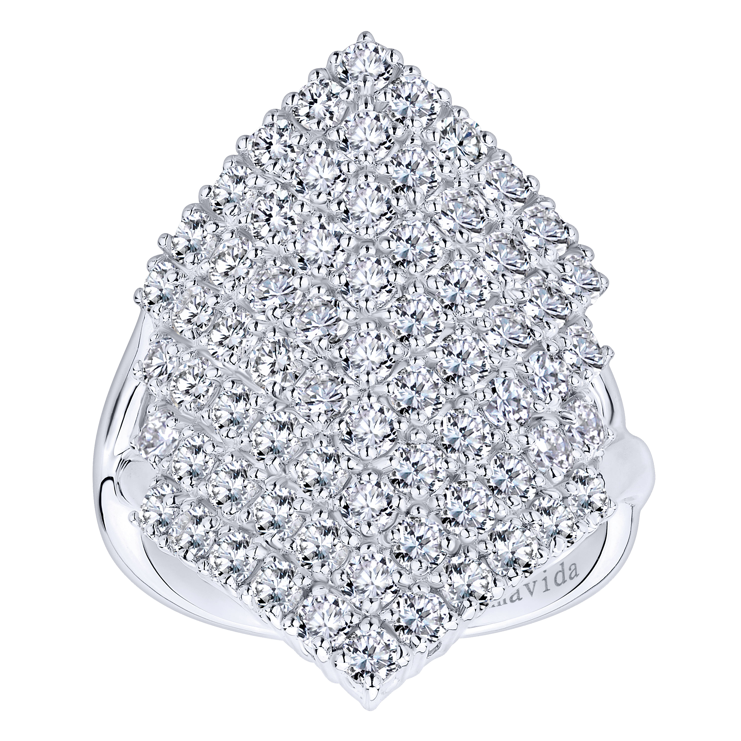 18k White Gold Diamond Fashion Ladies 18k White Gold Diamond Fashion Ladies