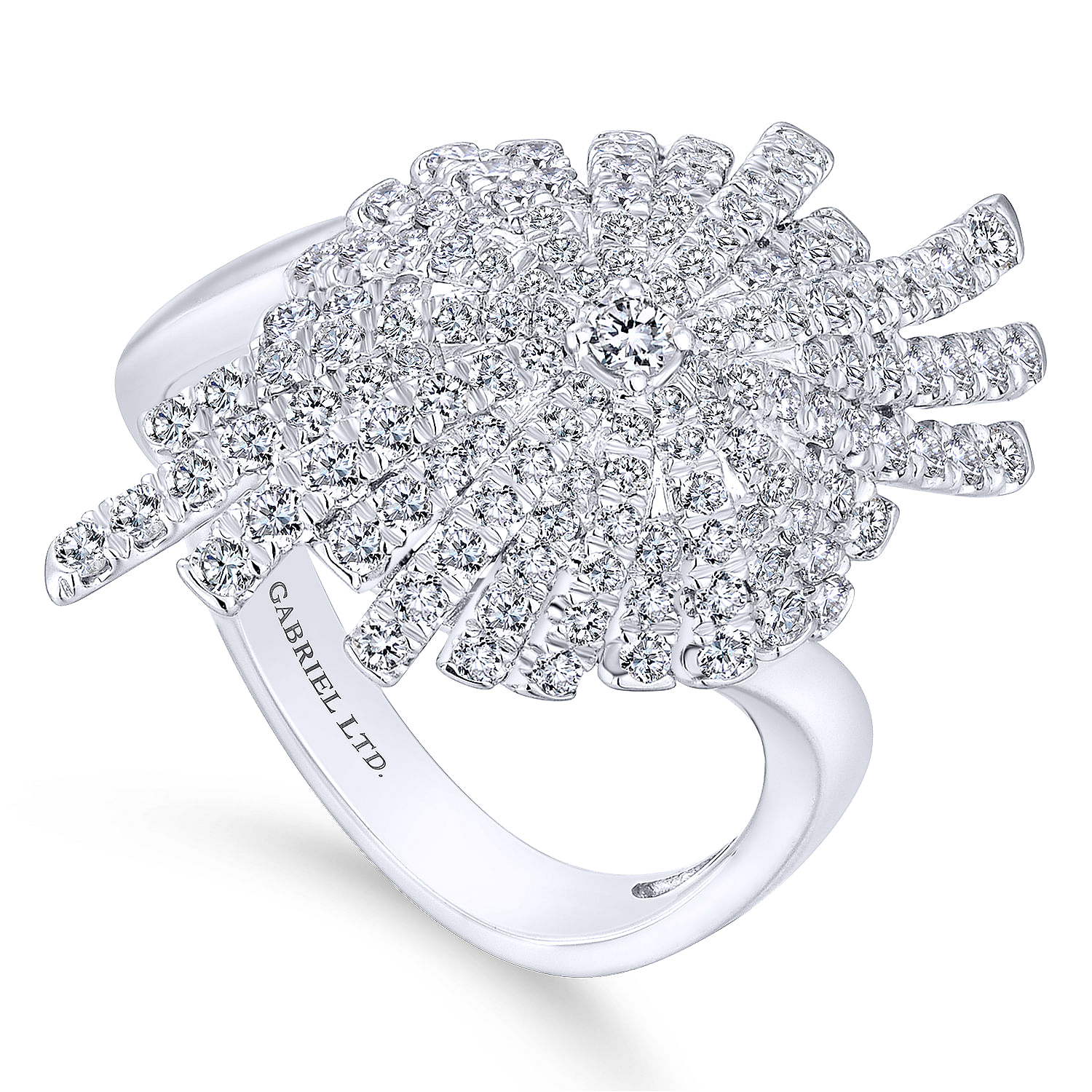 18k White Gold Diamond Fashion Ladies 18k White Gold Diamond Fashion Ladies