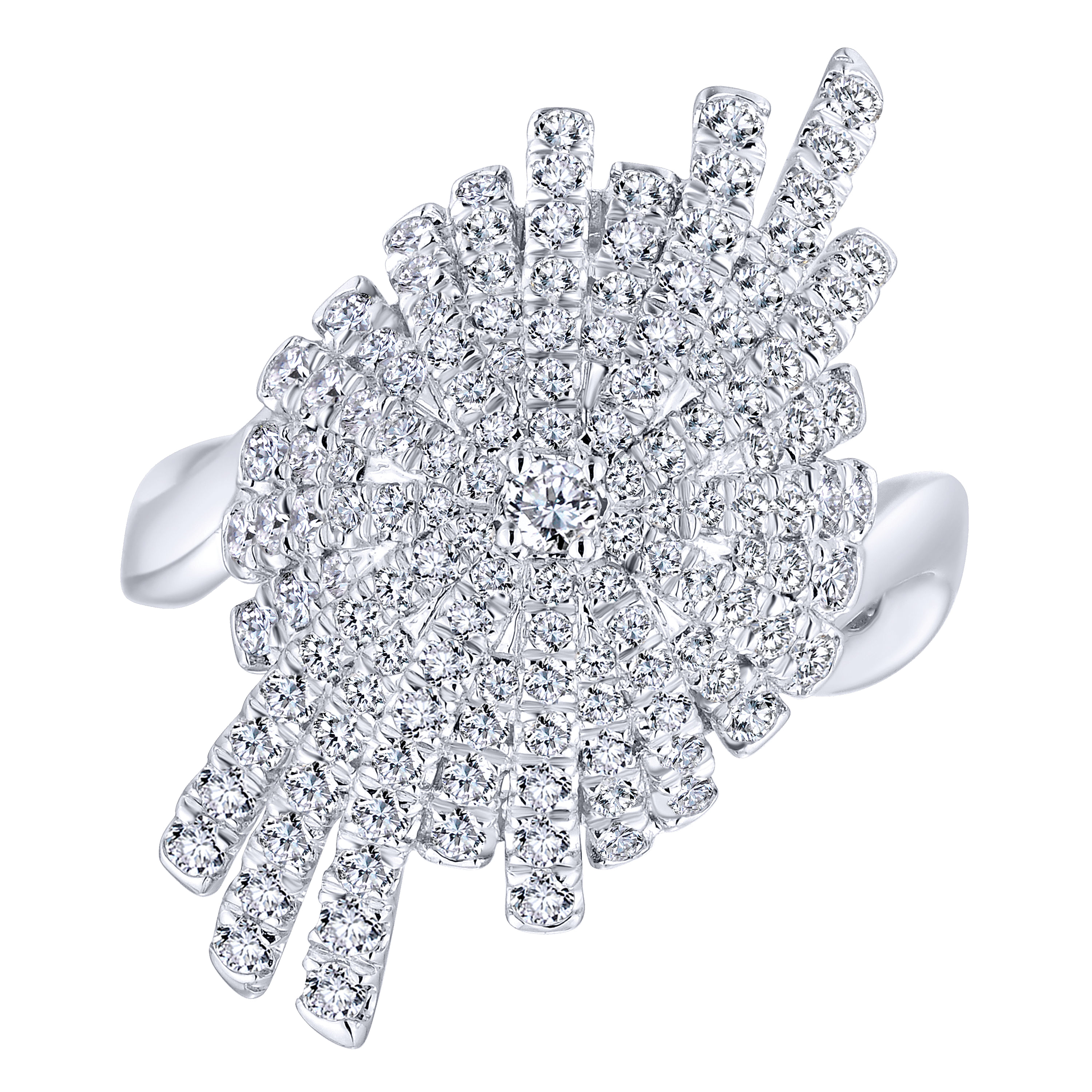 18k White Gold Diamond Fashion Ladies 18k White Gold Diamond Fashion Ladies