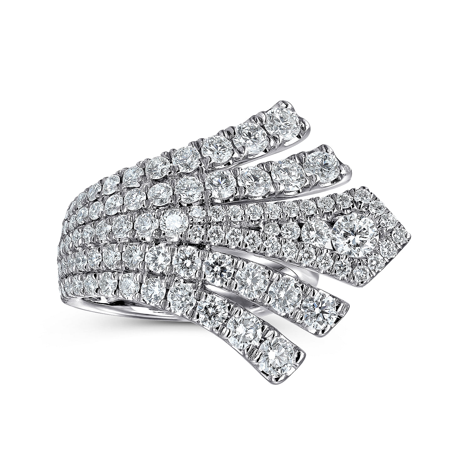 18k White Gold Diamond Fashion Ladies 18k White Gold Diamond Fashion Ladies