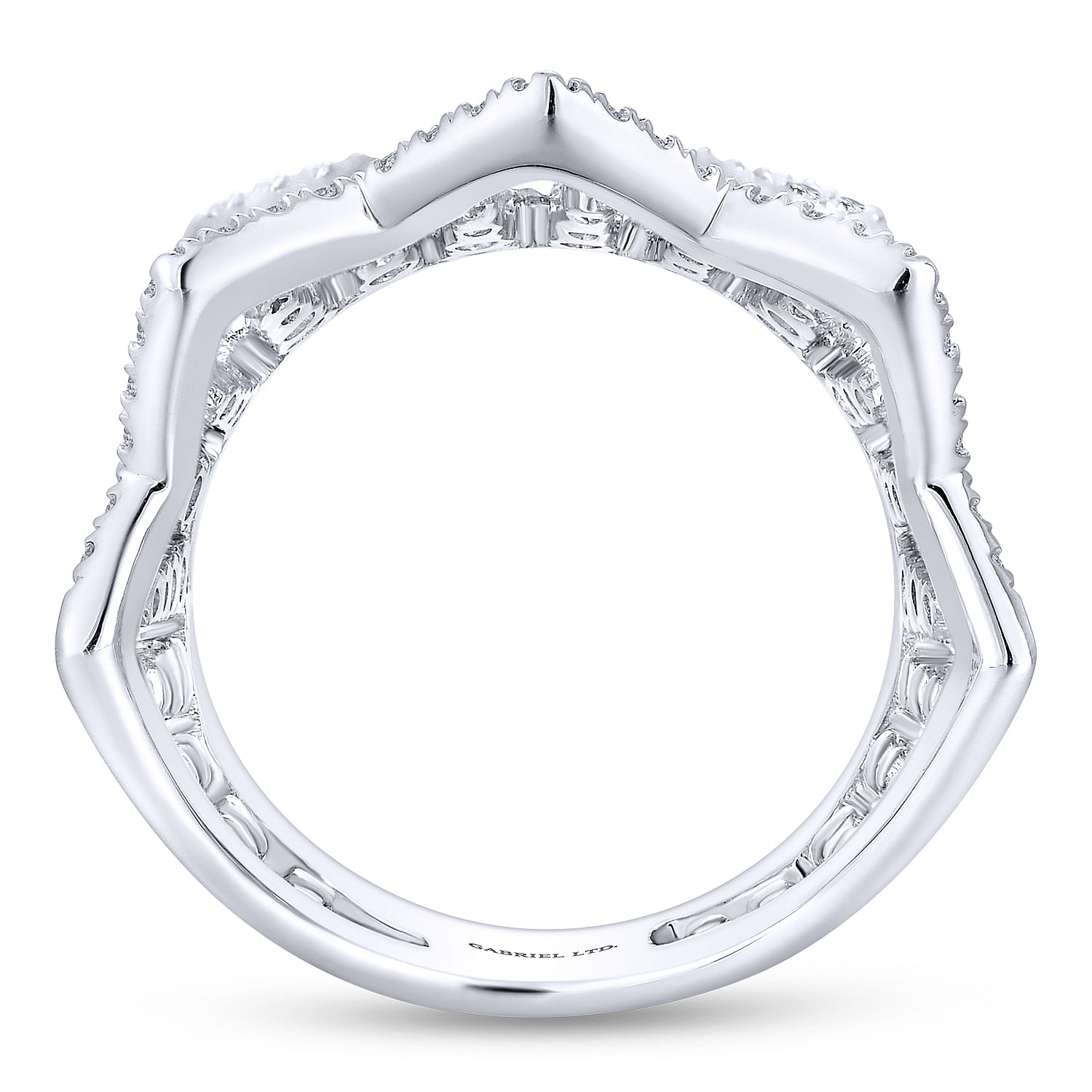 18k White Gold Diamond Fashion Ladies 18k White Gold Diamond Fashion Ladies