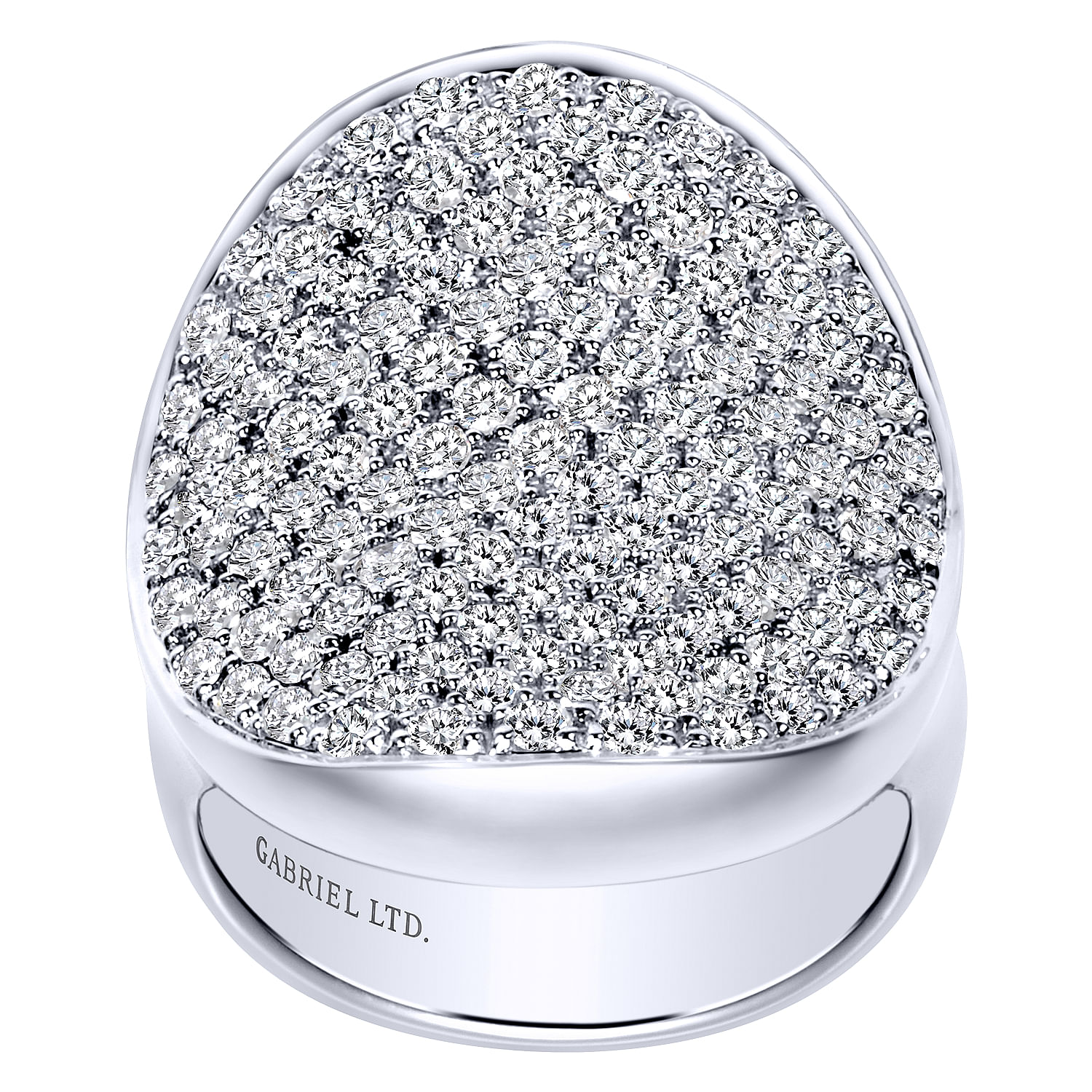 18k White Gold Diamond Fashion Ladies 18k White Gold Diamond Fashion Ladies
