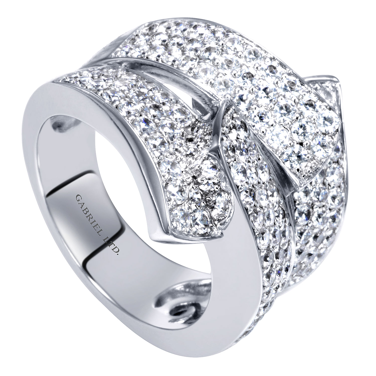 18k White Gold Diamond Fashion Ladies 18k White Gold Diamond Fashion Ladies