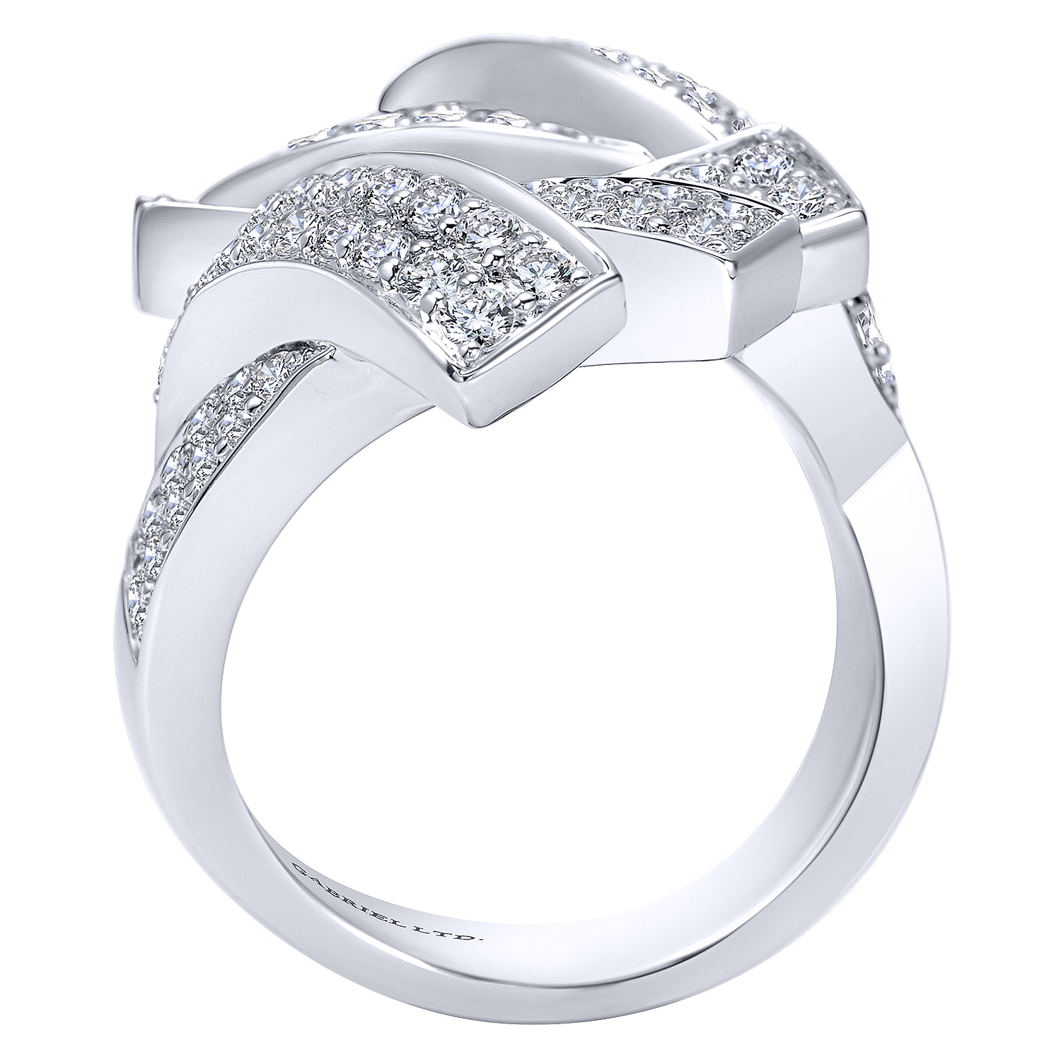18k White Gold Diamond Fashion Ladies 18k White Gold Diamond Fashion Ladies