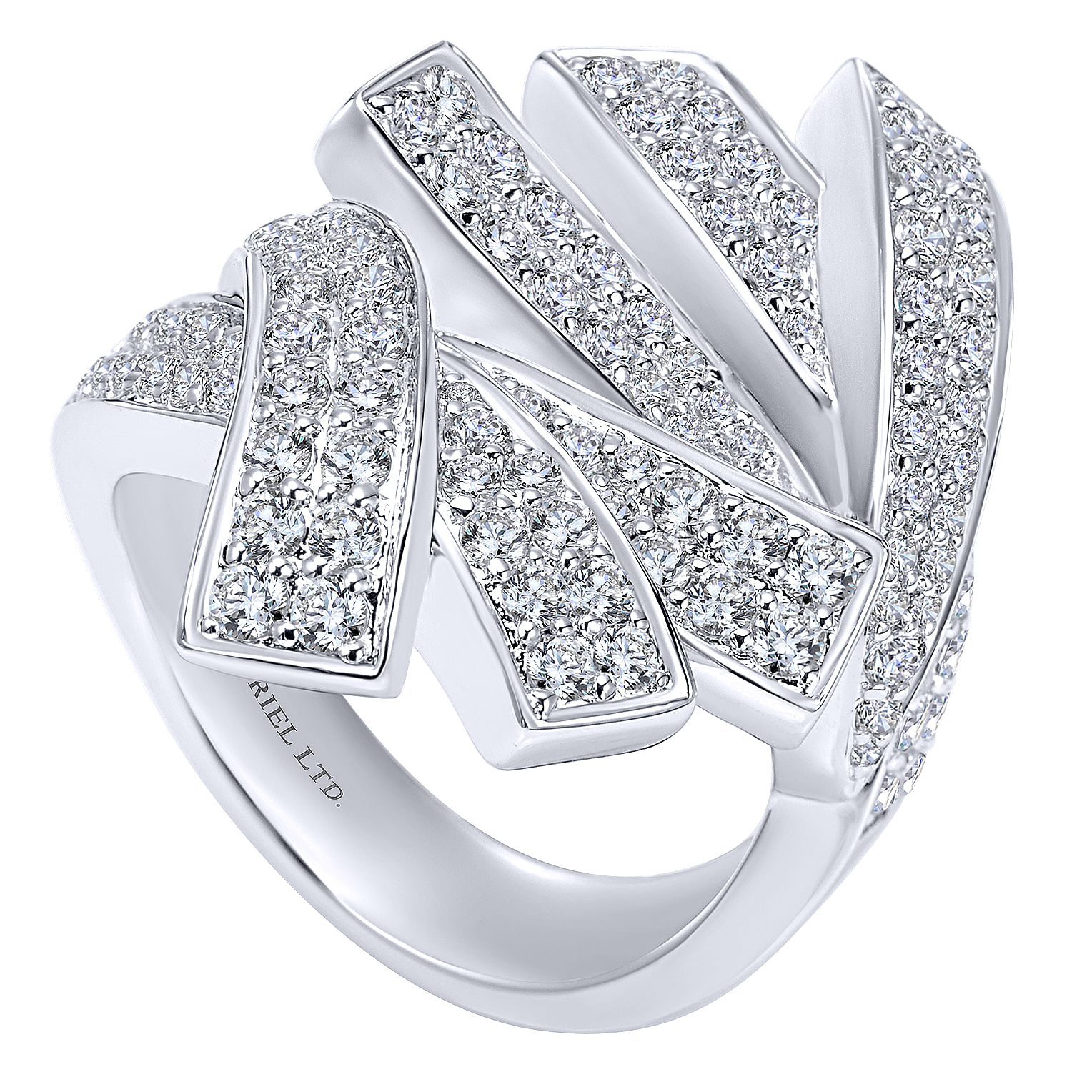 18k White Gold Diamond Fashion Ladies 18k White Gold Diamond Fashion Ladies