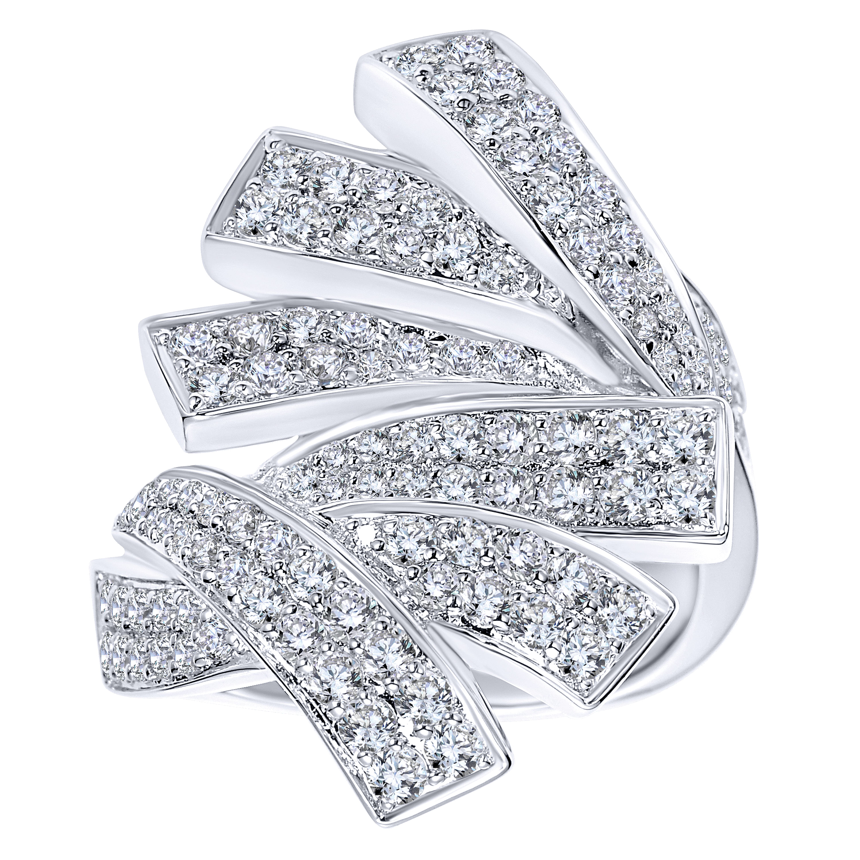 18k White Gold Diamond Fashion Ladies 18k White Gold Diamond Fashion Ladies