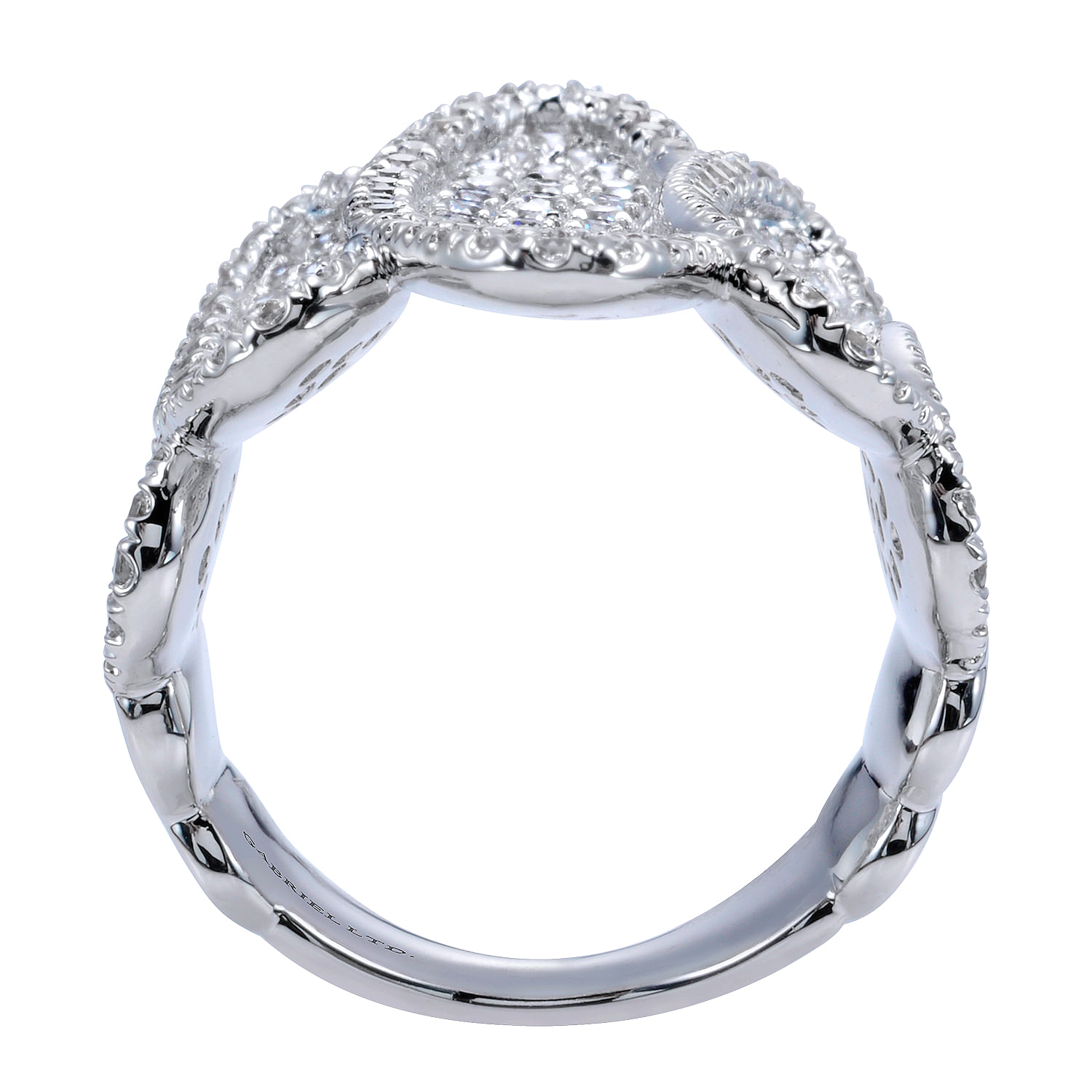 18k White Gold Diamond Fashion Ladies 18k White Gold Diamond Fashion Ladies