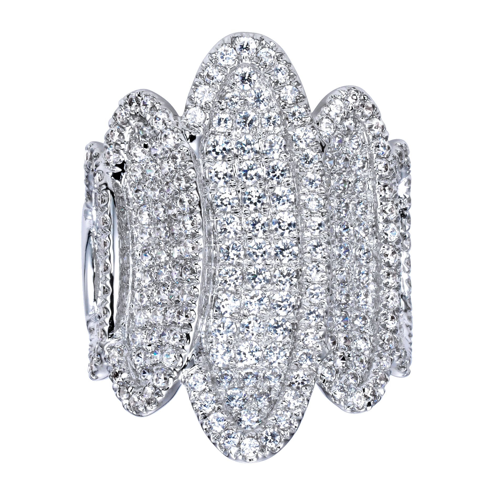 18k White Gold Diamond Fashion Ladies 18k White Gold Diamond Fashion Ladies