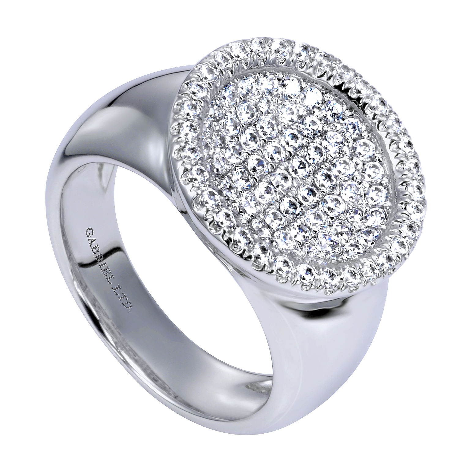 18k White Gold Diamond Fashion Ladies 18k White Gold Diamond Fashion Ladies