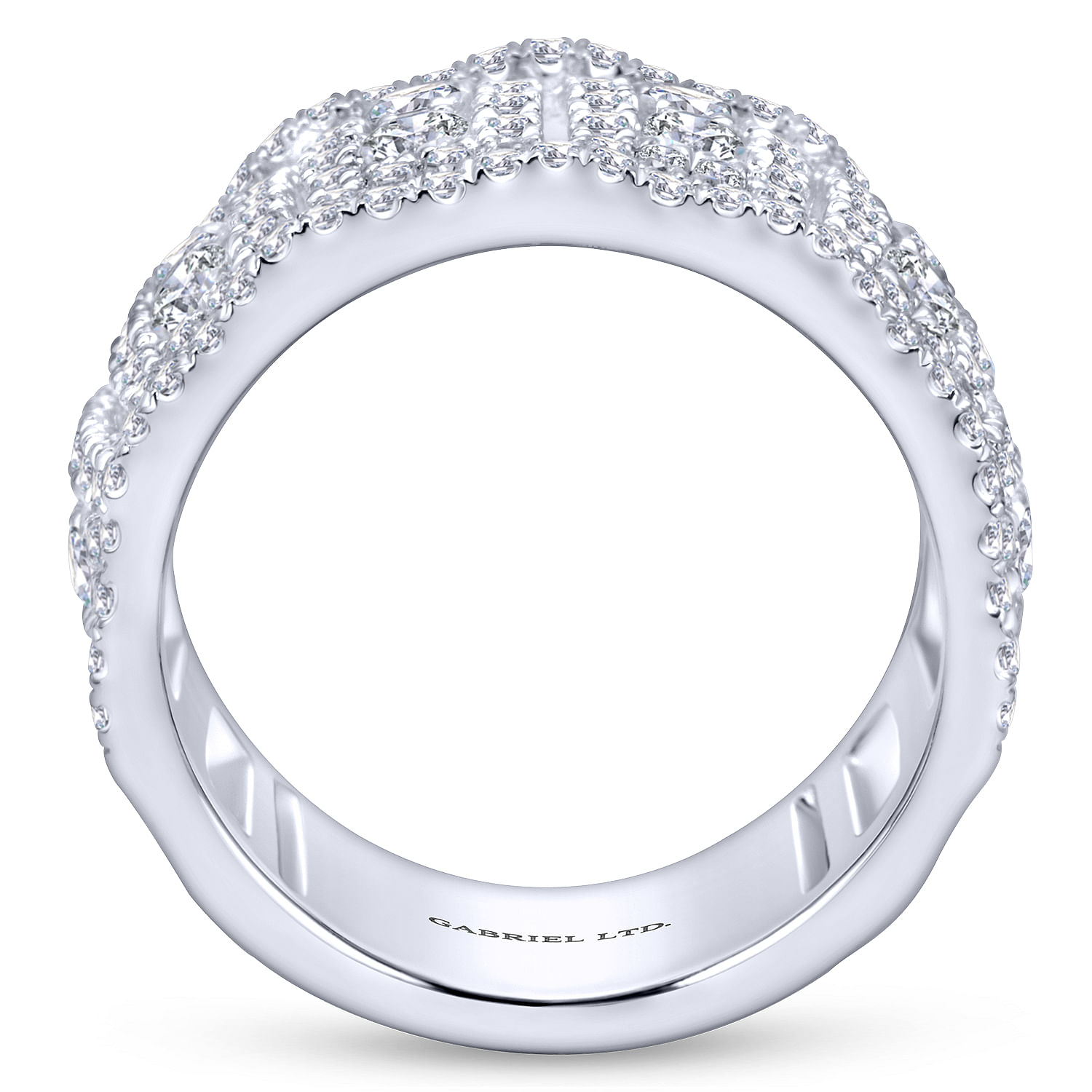18k White Gold Diamond Fashion Ladies 18k White Gold Diamond Fashion Ladies