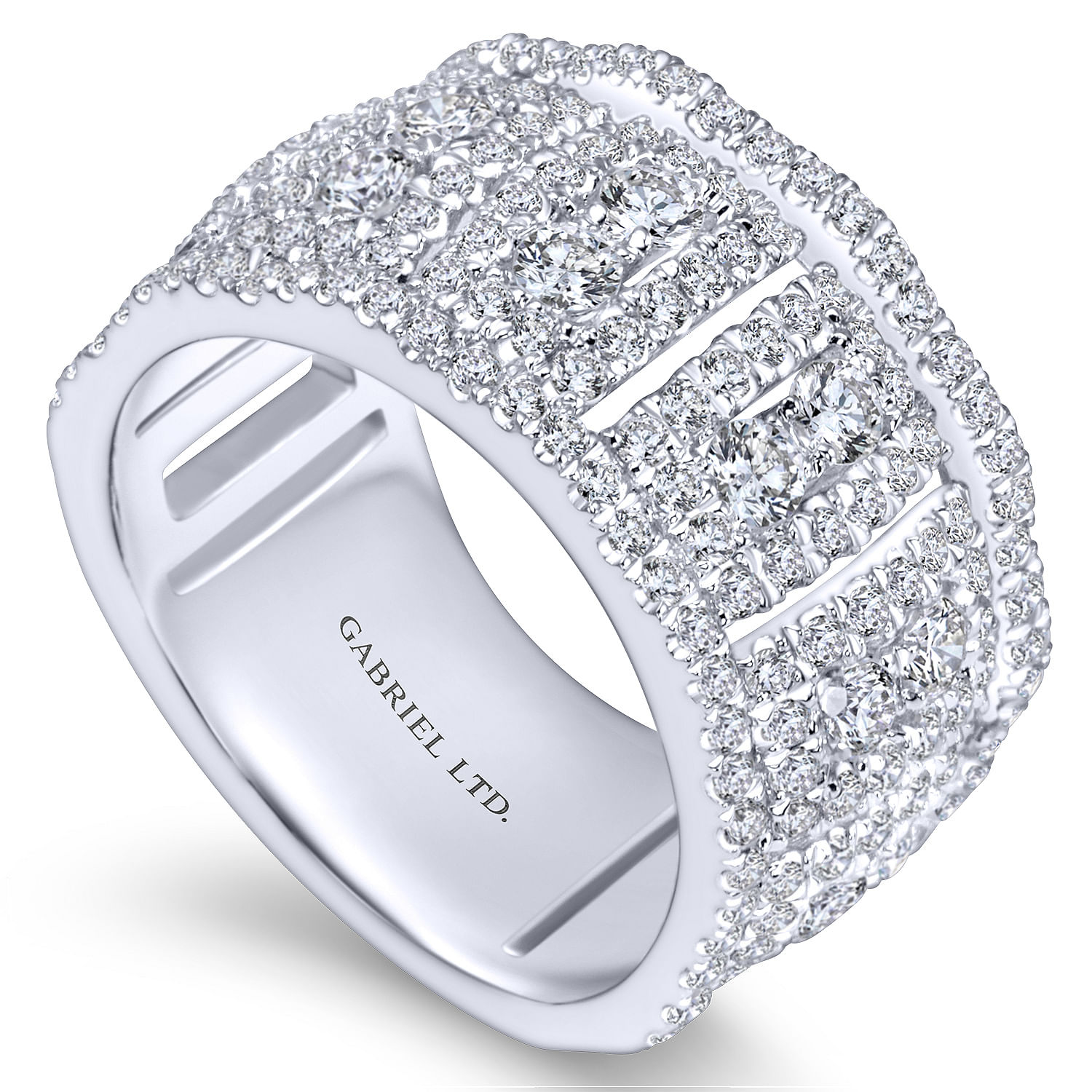 18k White Gold Diamond Fashion Ladies 18k White Gold Diamond Fashion Ladies