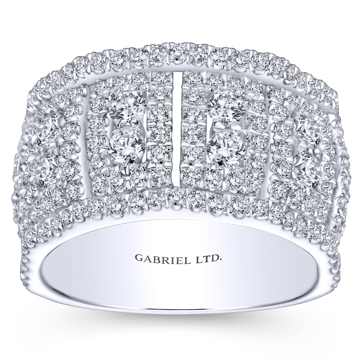 18k White Gold Diamond Fashion Ladies 18k White Gold Diamond Fashion Ladies