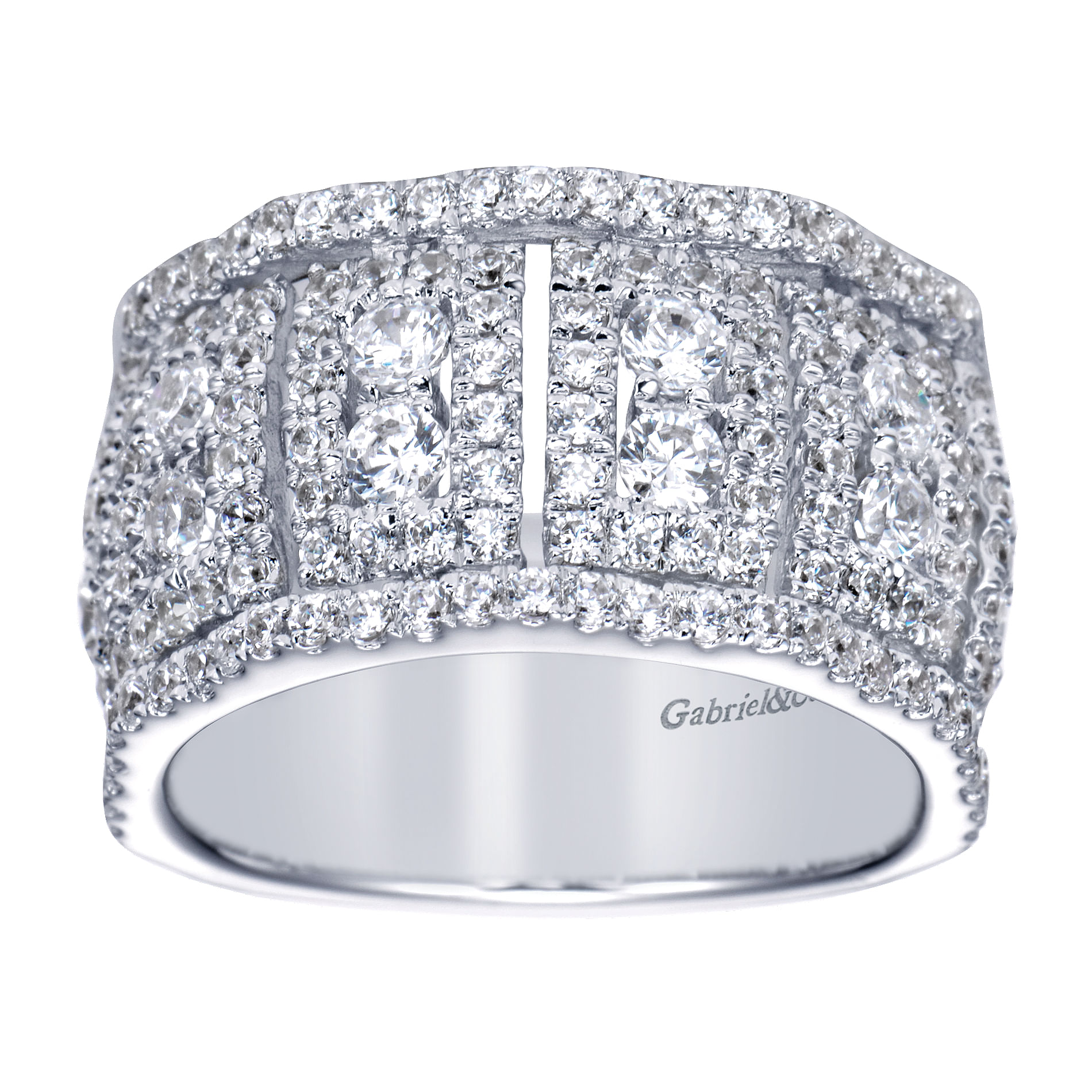 18k White Gold Diamond Fashion Ladies 18k White Gold Diamond Fashion Ladies