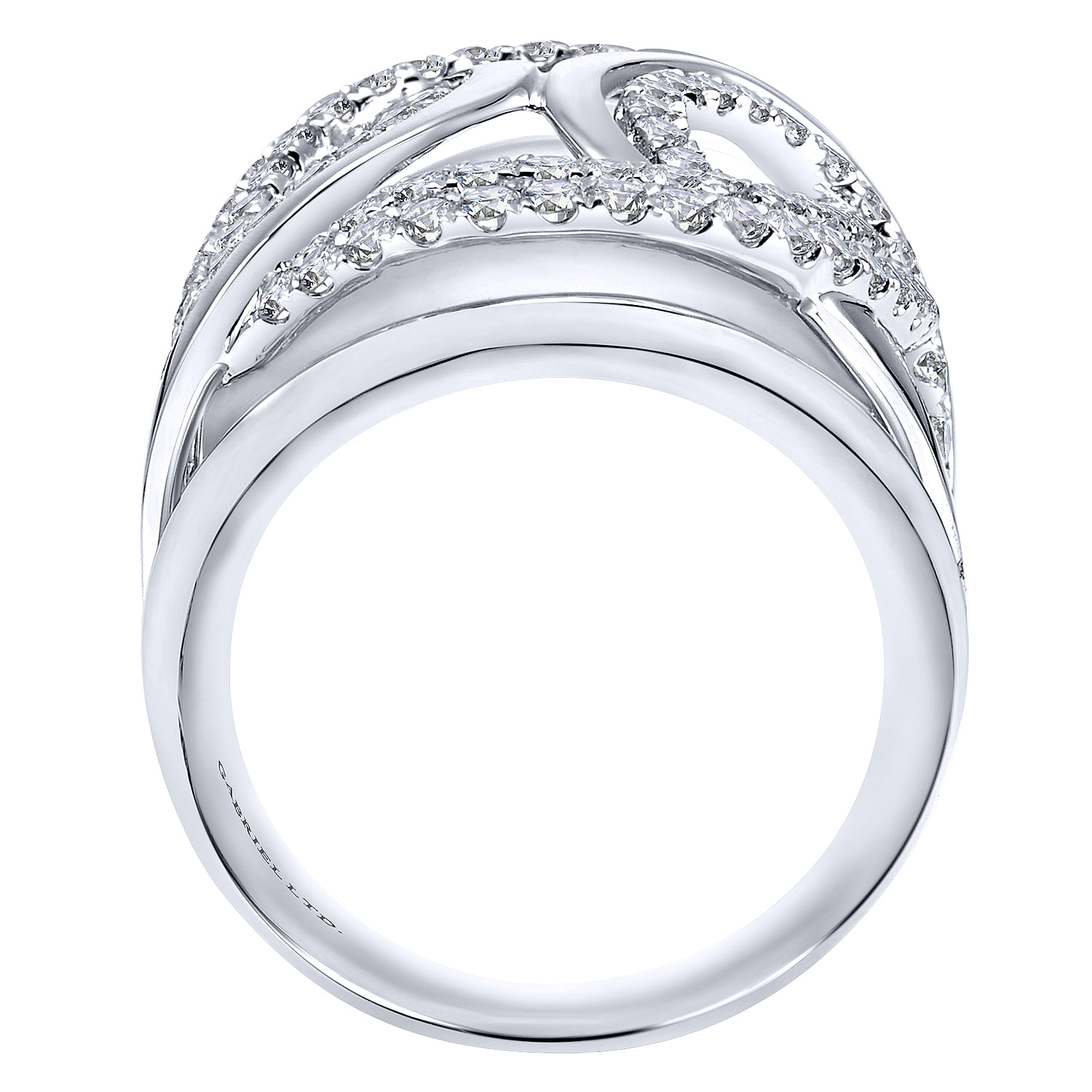 18k White Gold Diamond Fashion Ladies 18k White Gold Diamond Fashion Ladies