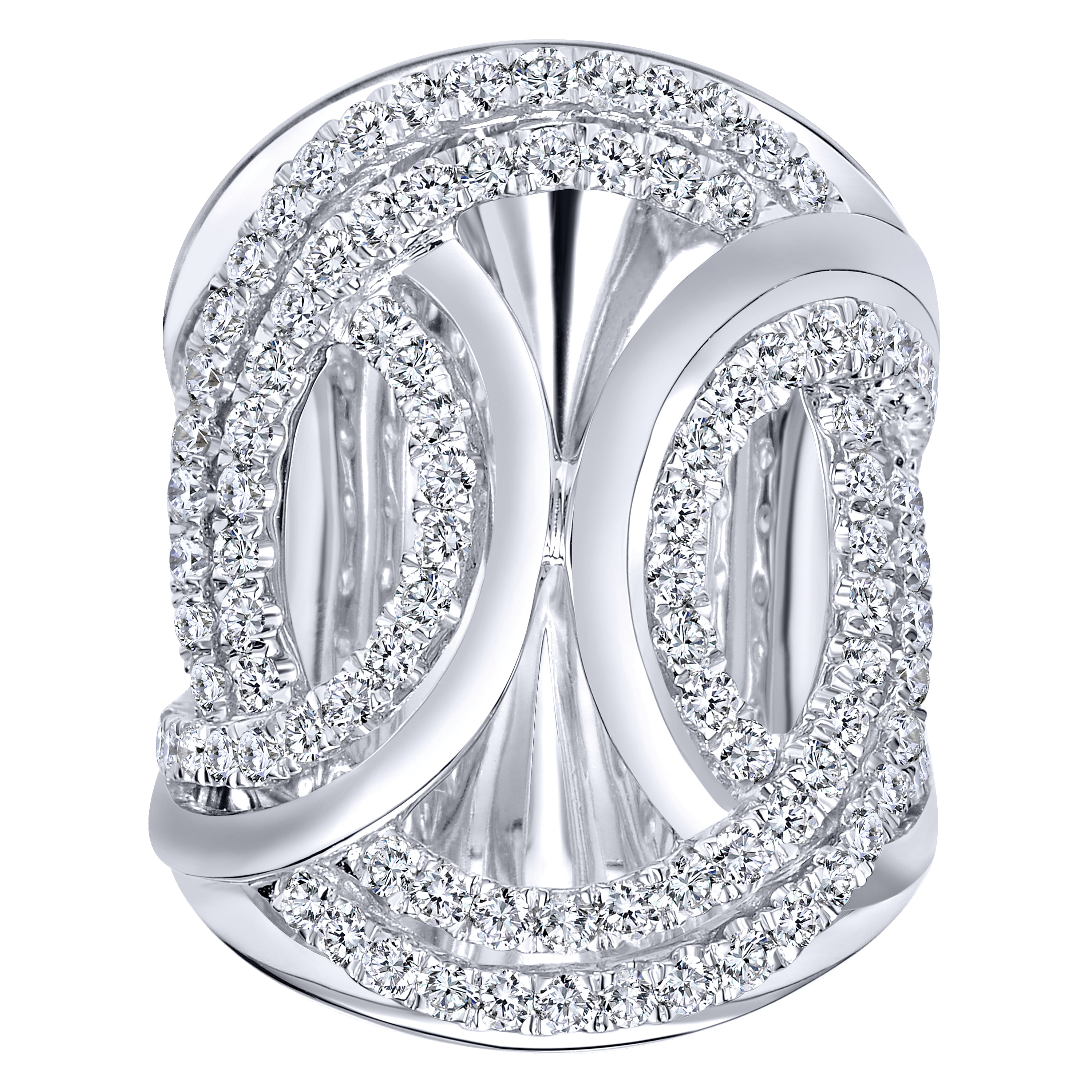 18k White Gold Diamond Fashion Ladies 18k White Gold Diamond Fashion Ladies