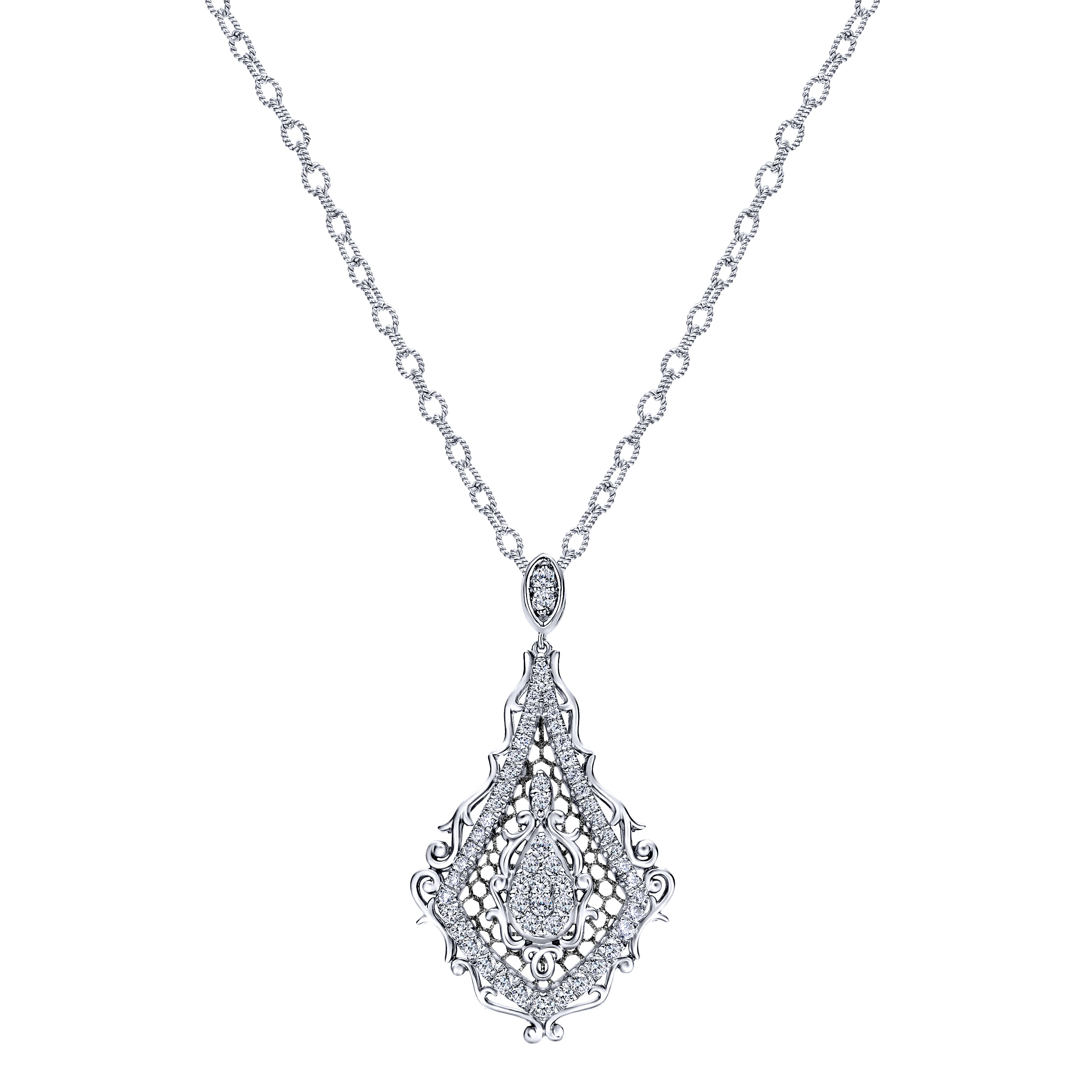 18k White Gold Diamond Fashion 18k White Gold Diamond Fashion