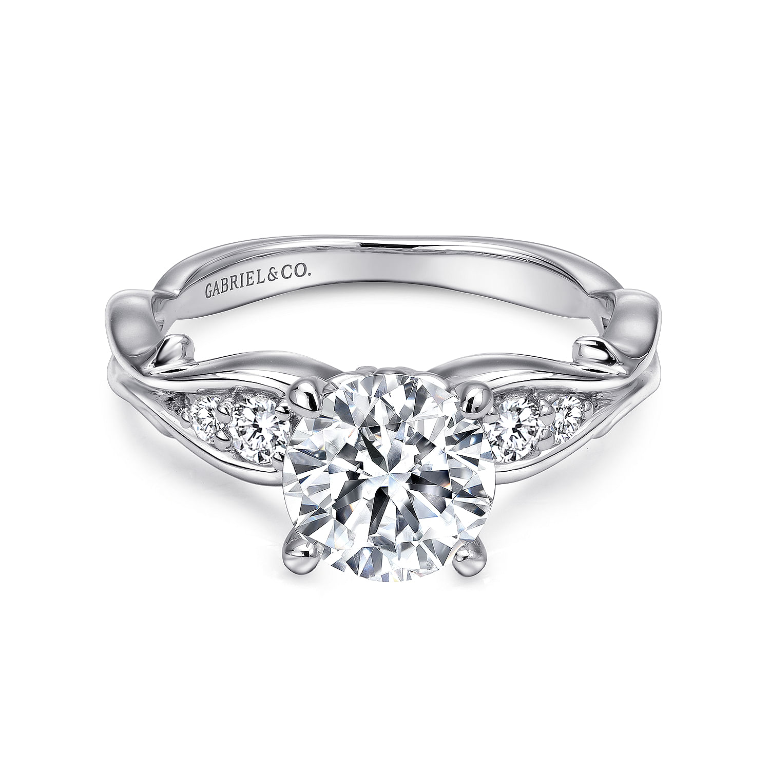 18k White Gold Diamond Free Form 18k White Gold Diamond Free Form