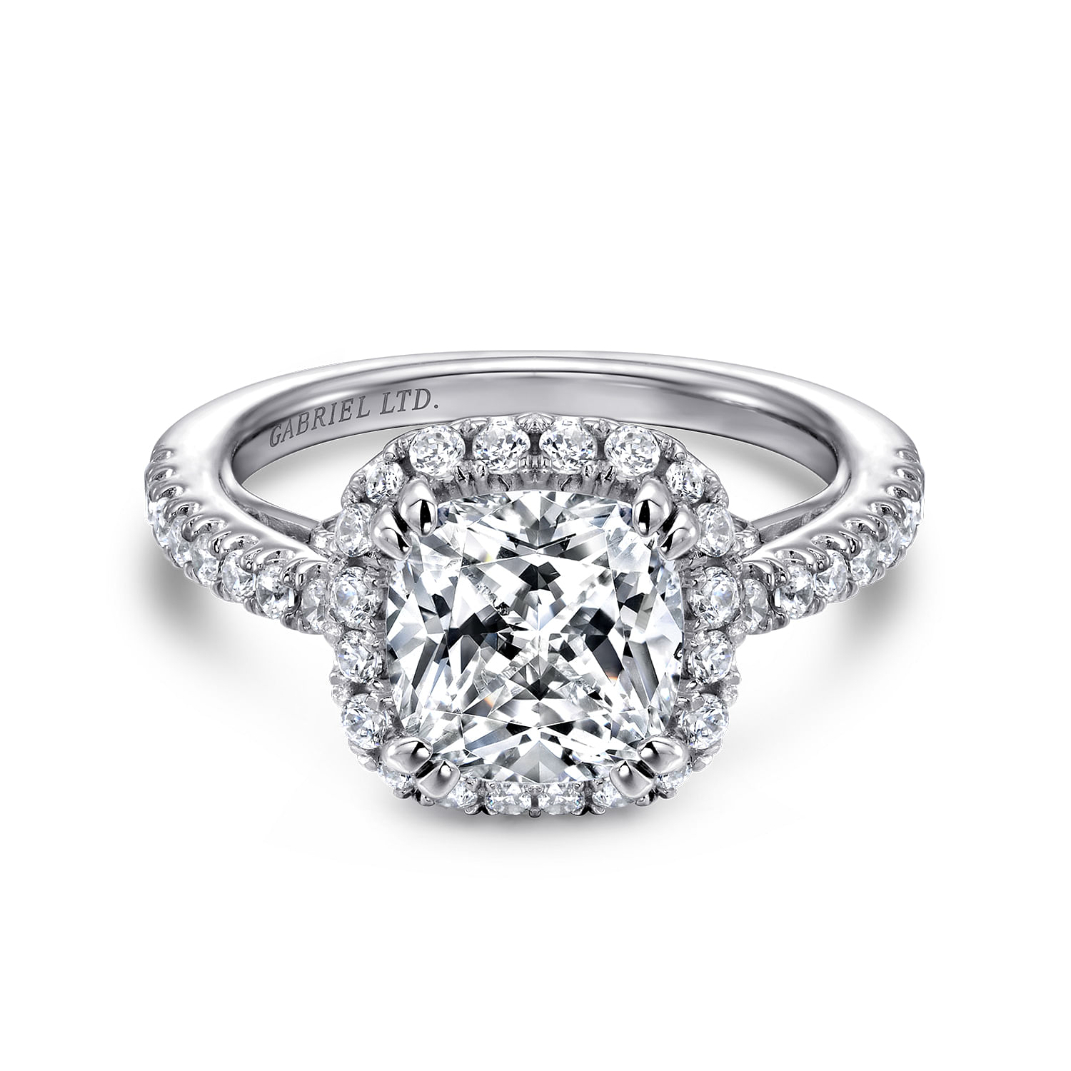 18k White Gold Diamond Halo 18k White Gold Diamond Halo