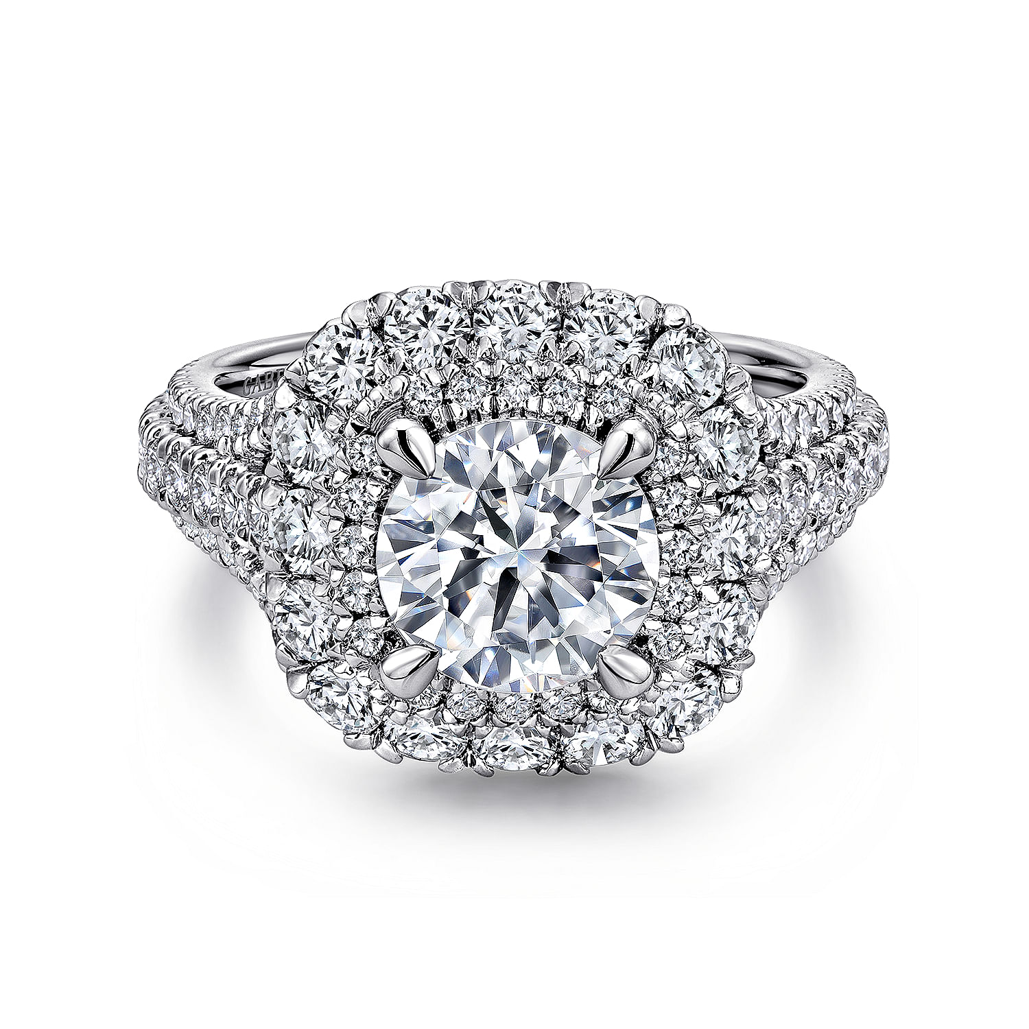 18k White Gold Diamond Halo 18k White Gold Diamond Halo