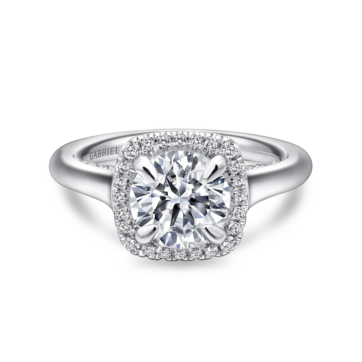 18k White Gold Diamond Halo 18k White Gold Diamond Halo