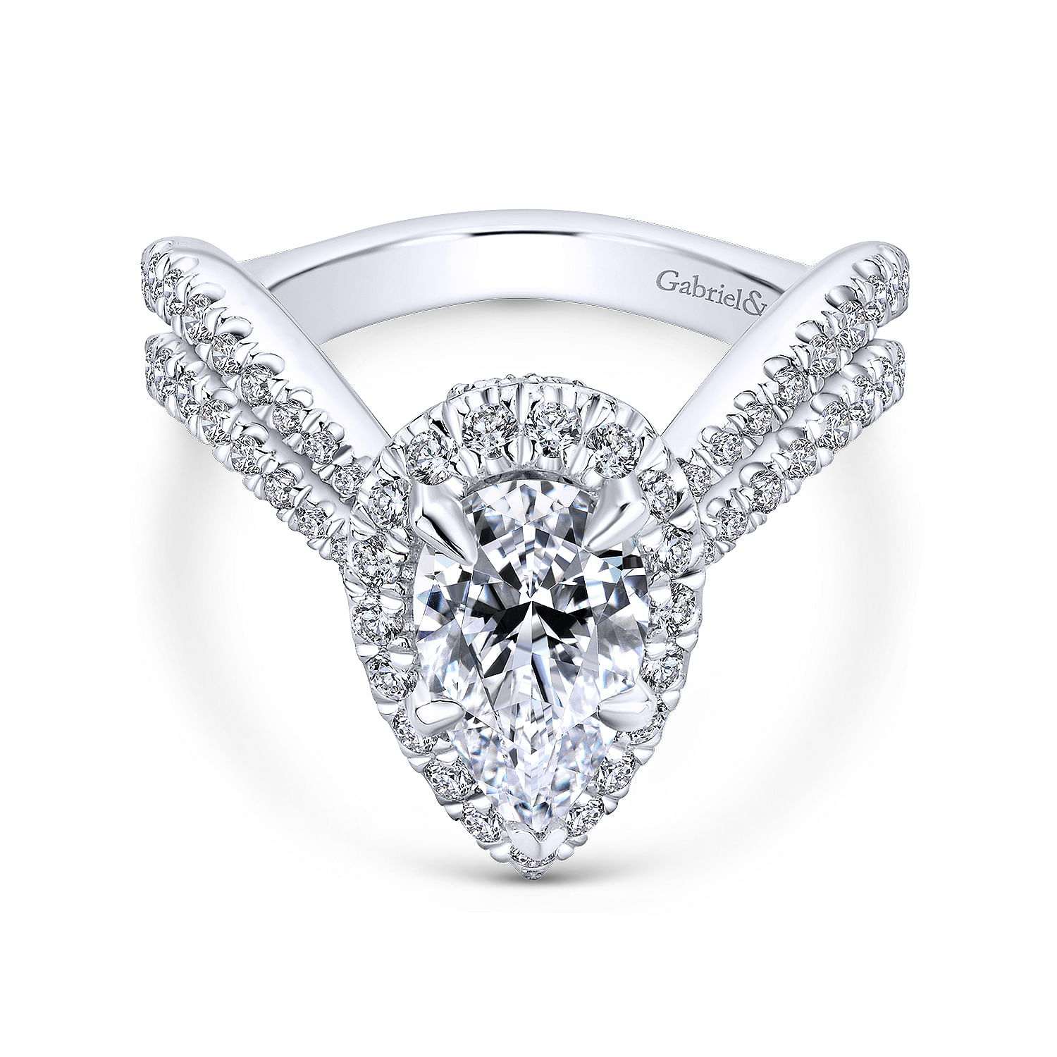 18k White Gold Diamond Halo 18k White Gold Diamond Halo