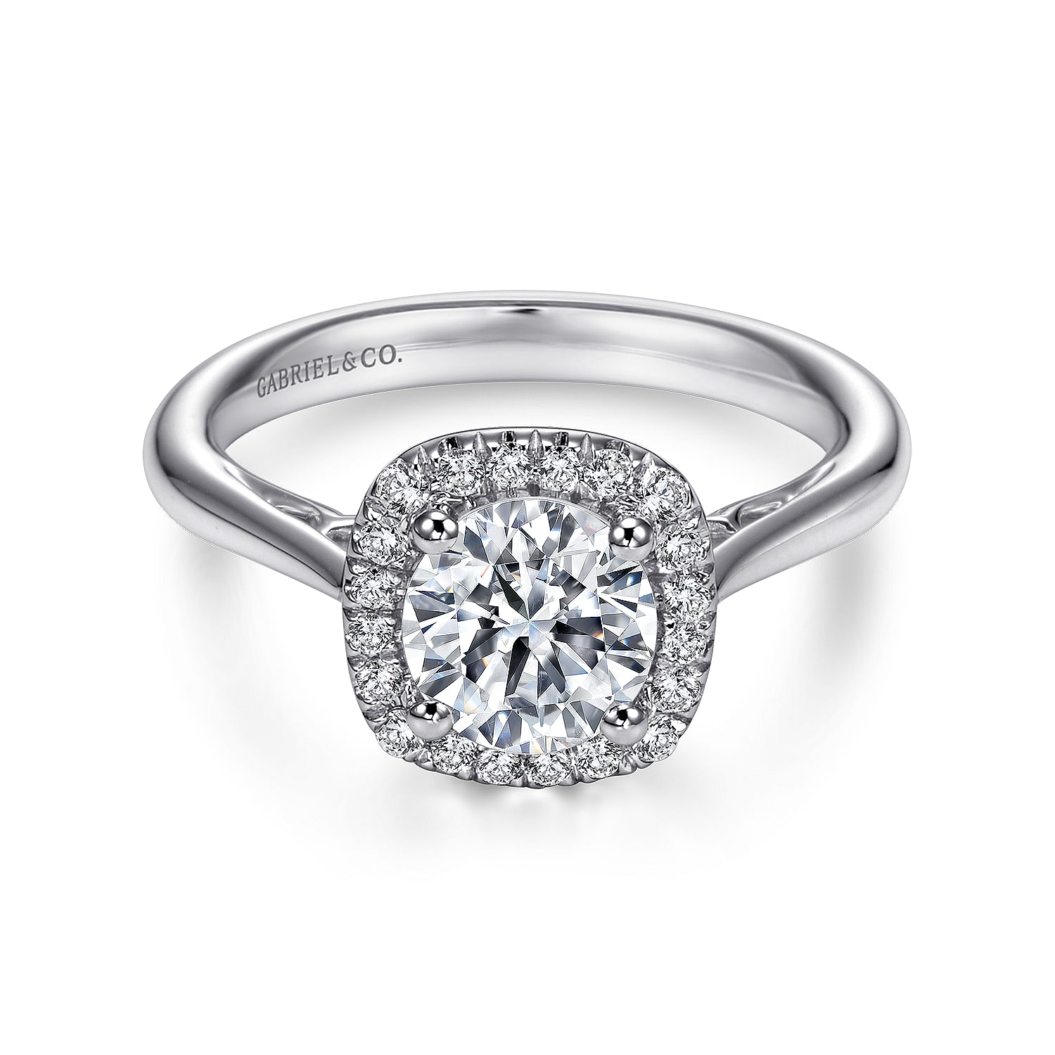 18k White Gold Diamond Halo 18k White Gold Diamond Halo