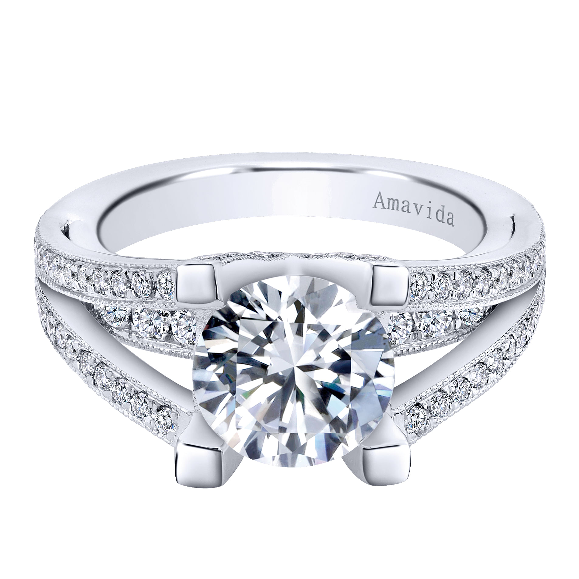 18k White Gold Diamond Halo 18k White Gold Diamond Halo